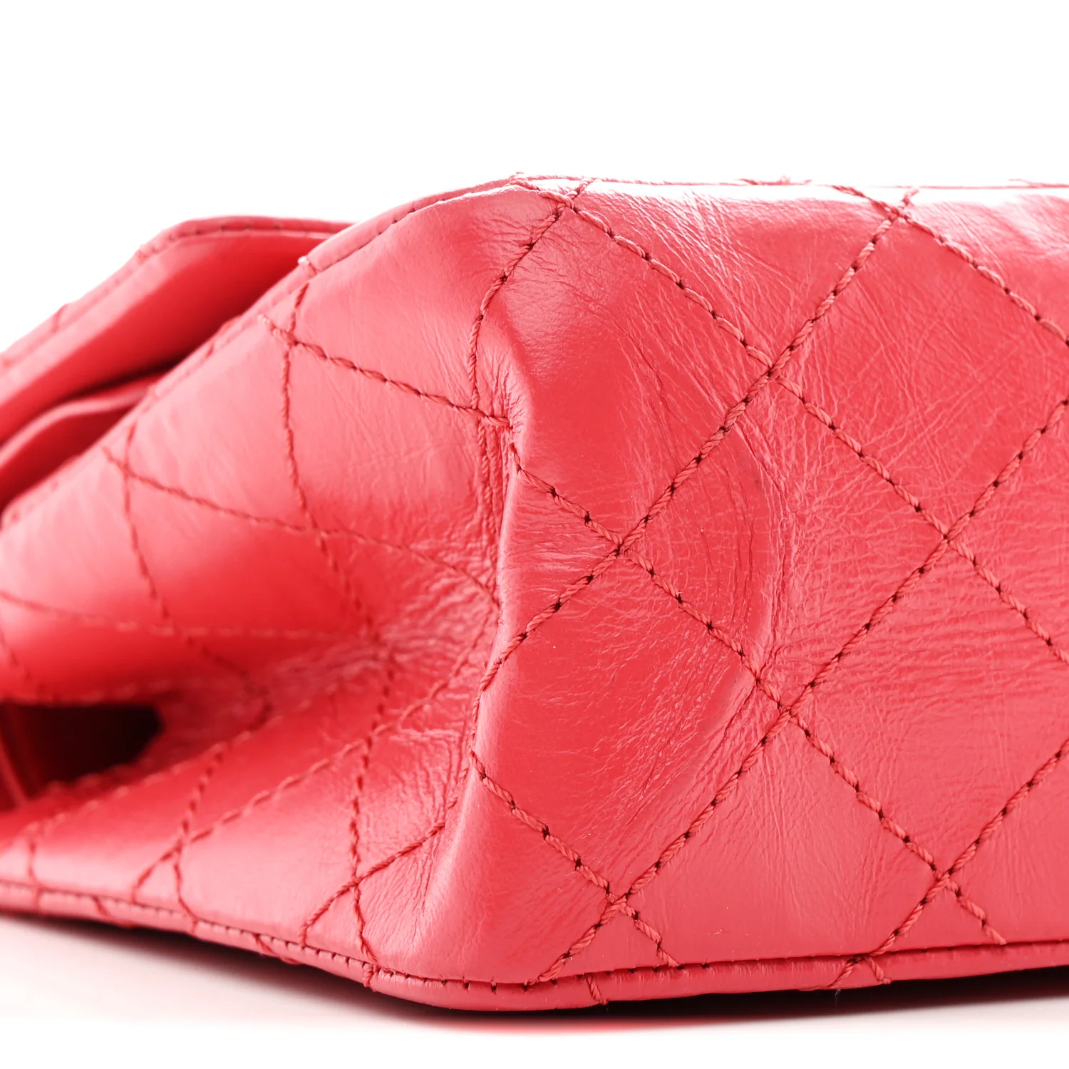 Aged Calfskin Quilted 2.55 Reissue 225 Flap Red - Image 9