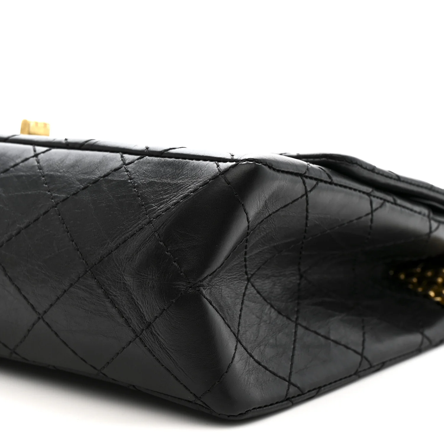Aged Calfskin Quilted 2.55 Reissue 226 Flap Black - Image 10