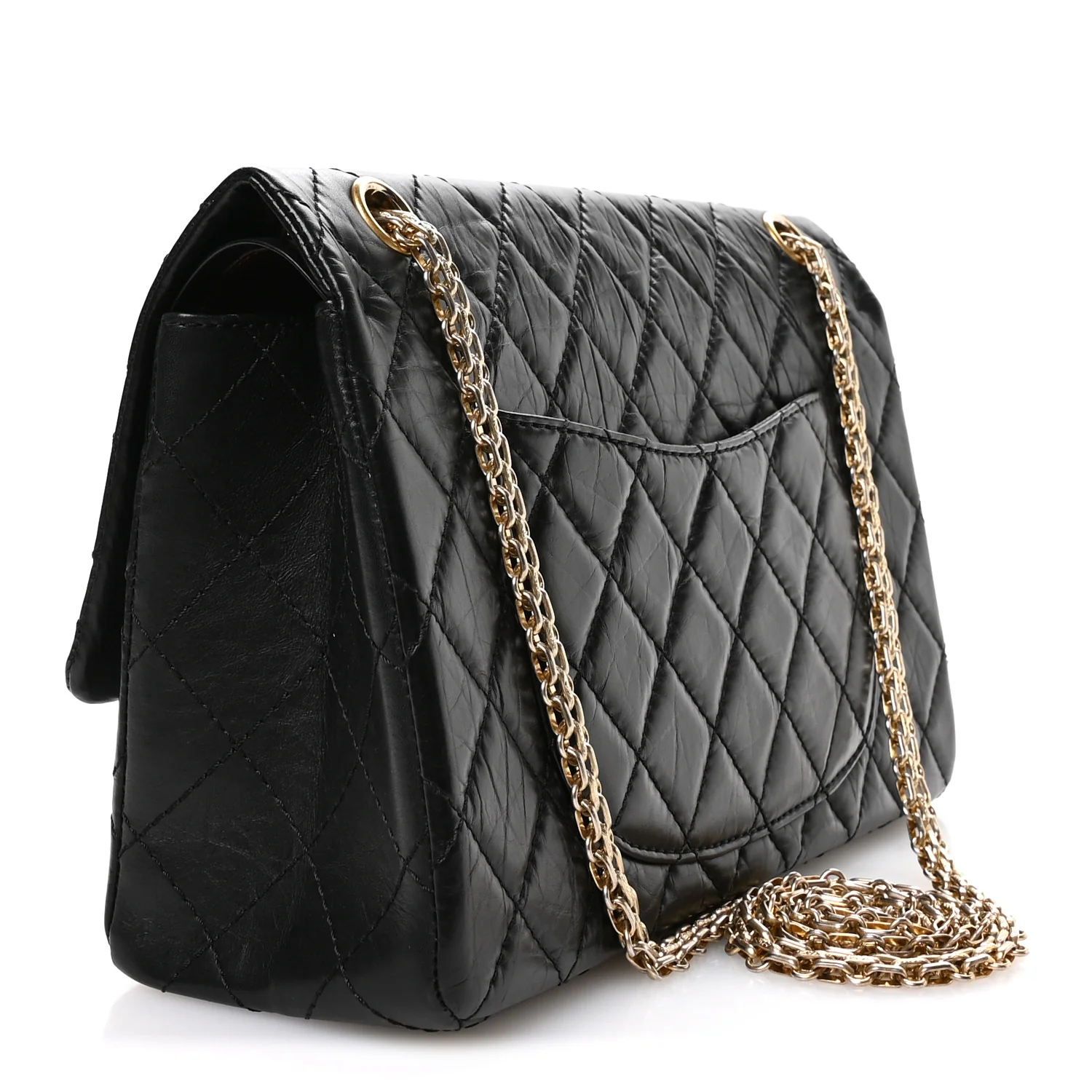 Aged Calfskin Quilted 2.55 Reissue 226 Flap Black - Image 2