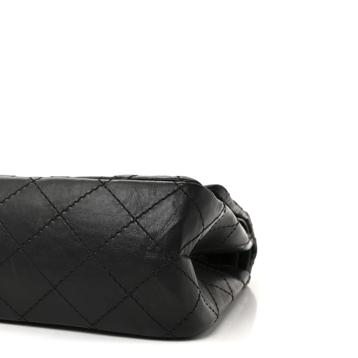 Aged Calfskin Quilted 2.55 Reissue 226 Flap Black - Image 10
