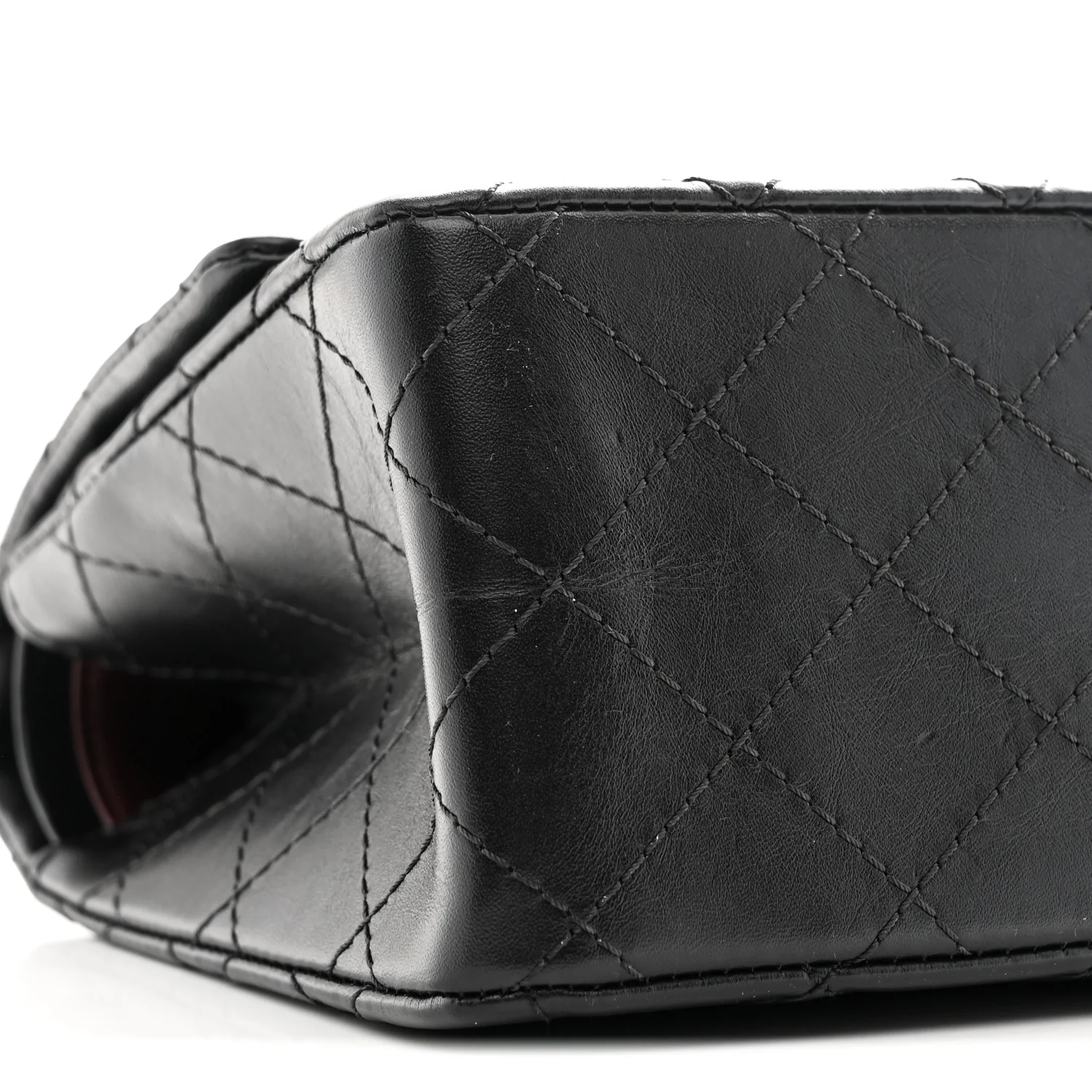 Aged Calfskin Quilted 2.55 Reissue 226 Flap Black - Image 8