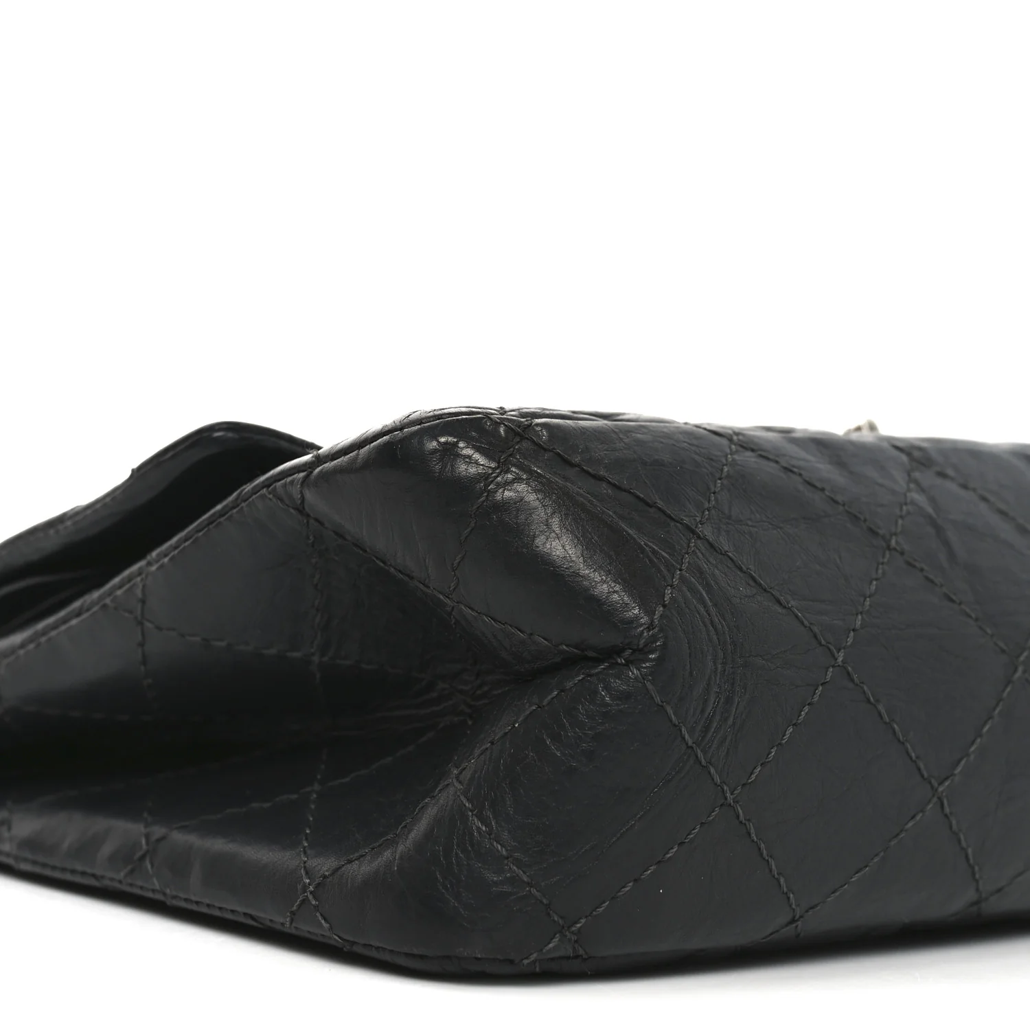 Aged Calfskin Quilted 2.55 Reissue 226 Flap Grey - Image 9