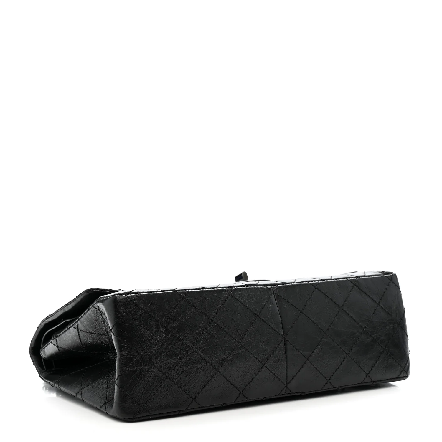 Aged Calfskin Quilted 2.55 Reissue 226 Flap So Black - Image 4