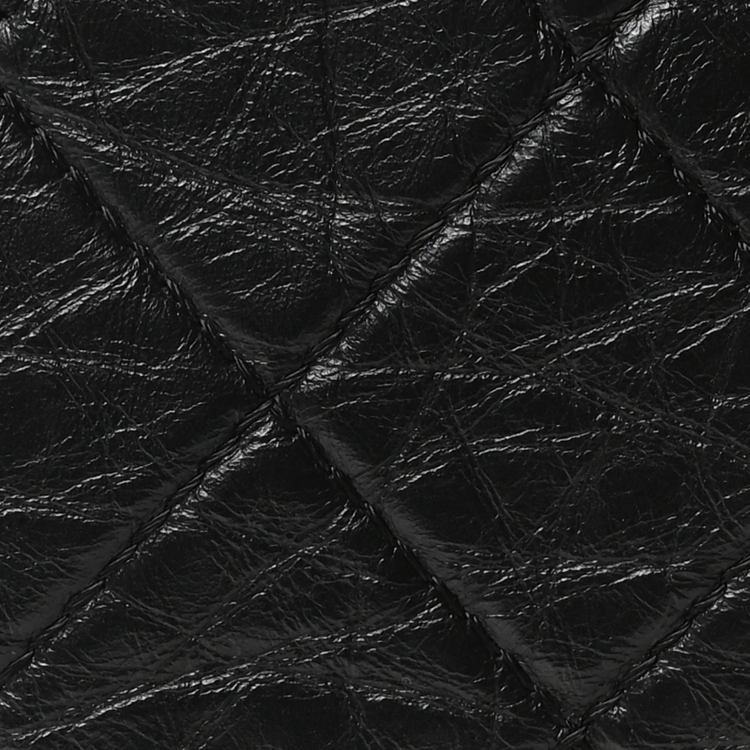 Aged Calfskin Quilted Gabrielle Backpack Black - Image 8