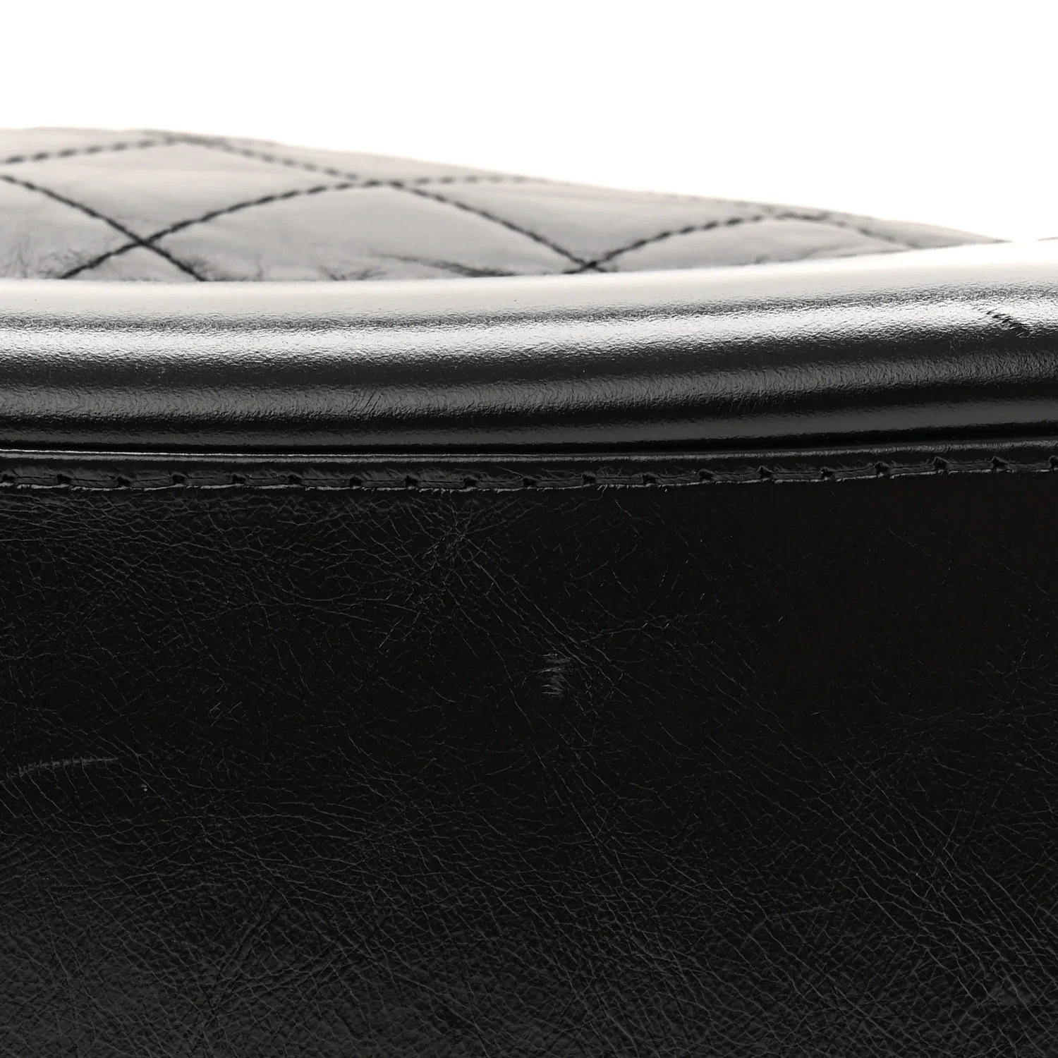 Aged Calfskin Quilted Small Gabrielle Backpack Black - Image 12