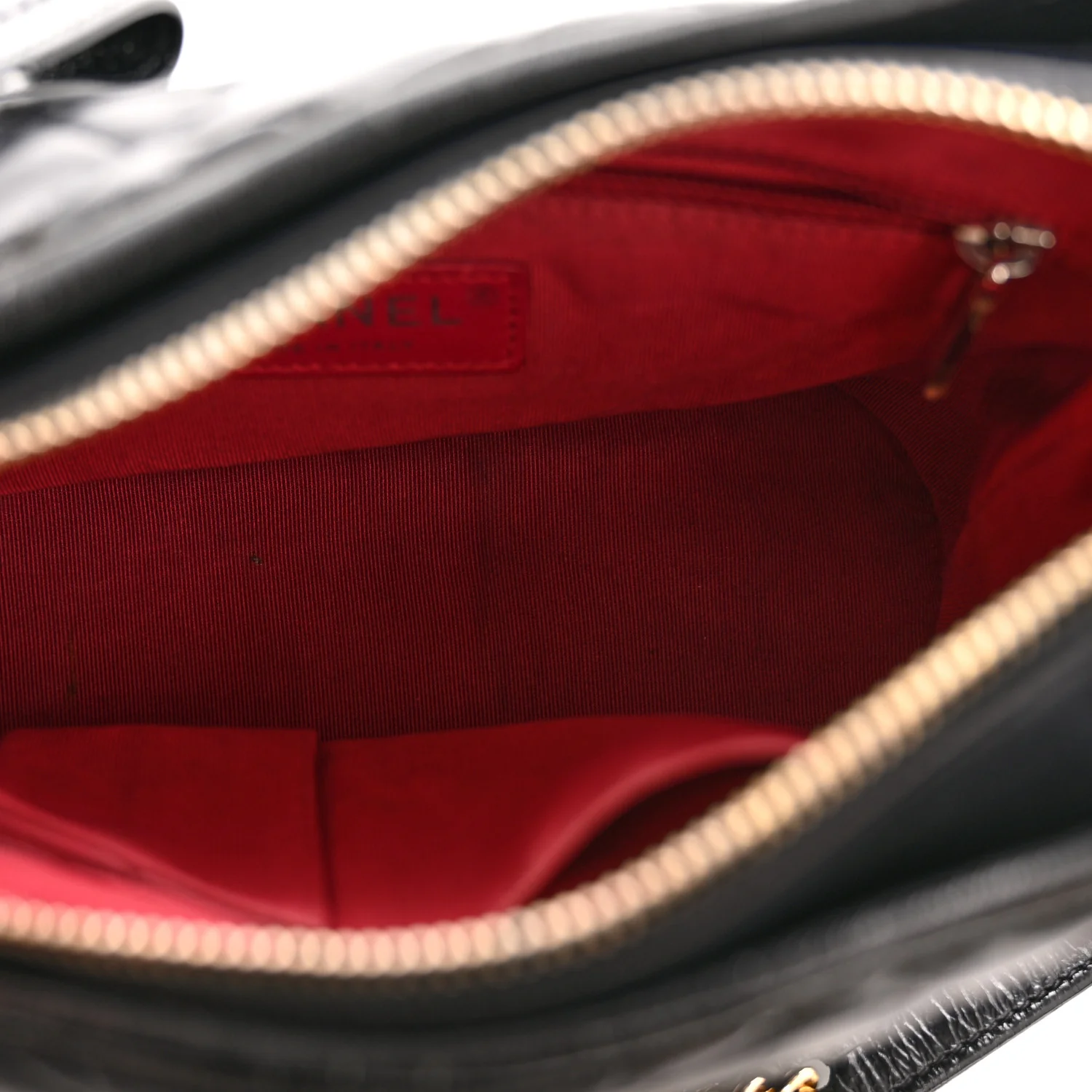 Aged Calfskin Quilted Small Gabrielle Hobo Black - Image 5