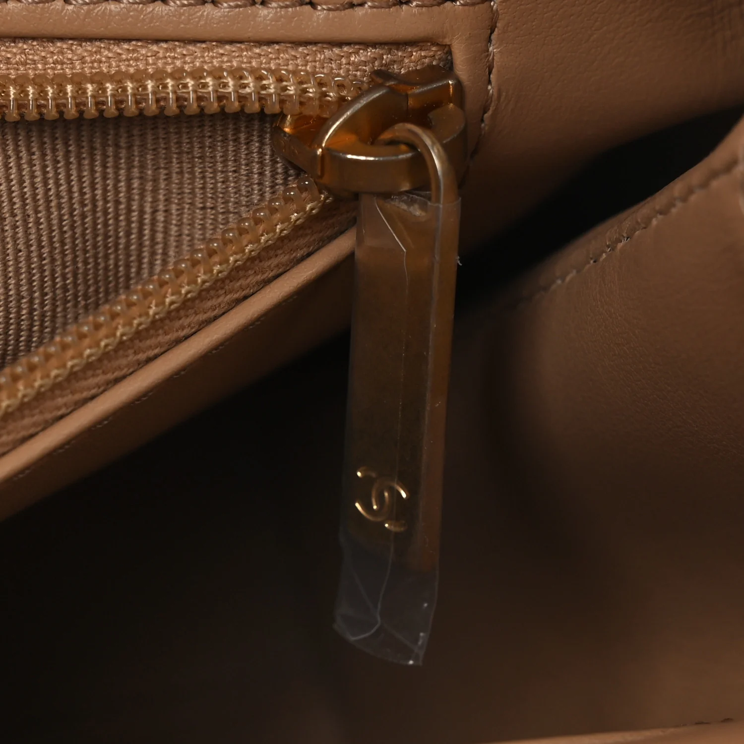 Braided Raffia Nano Kelly Flap Bag Dark Beige - Image 12