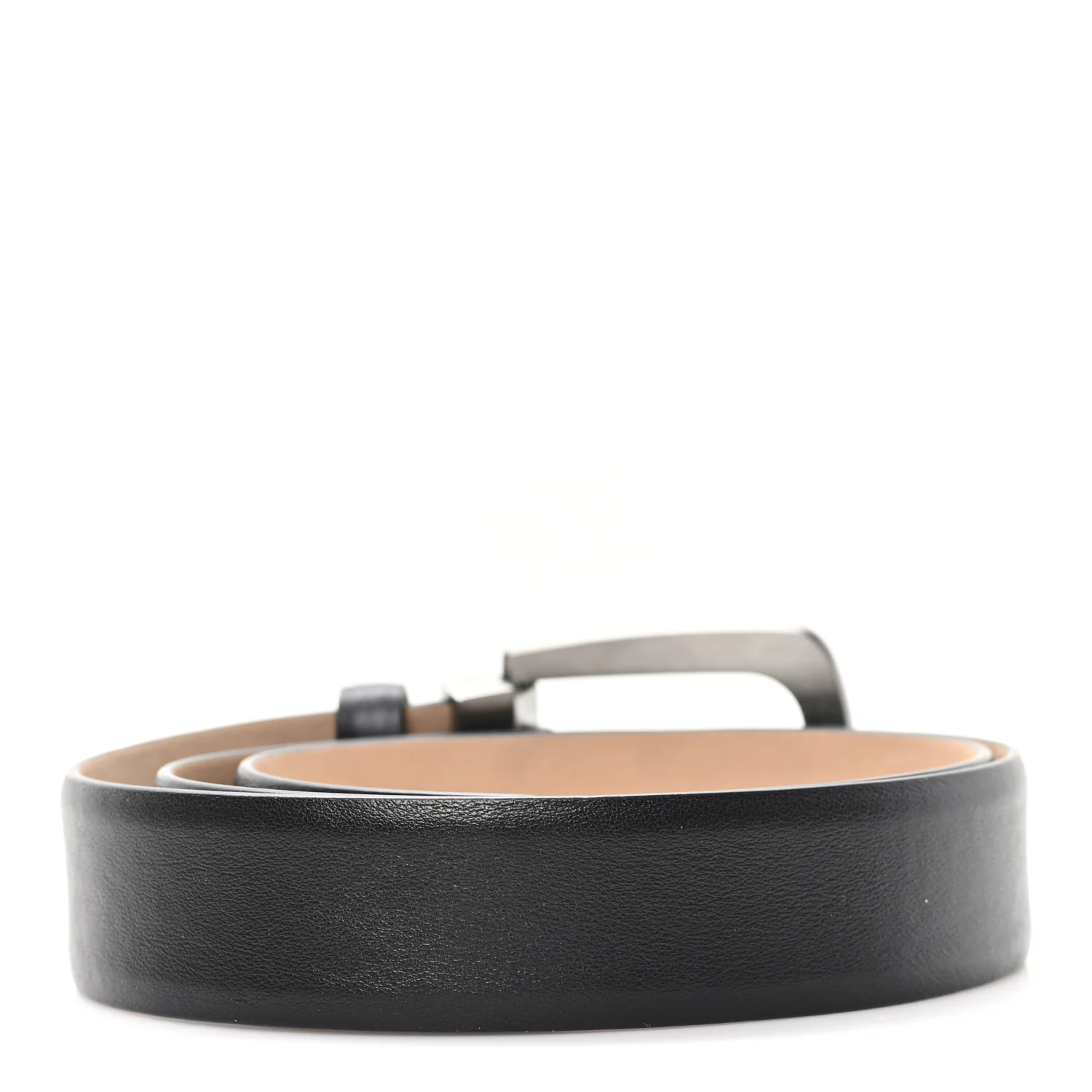 Calfskin Belt 75 30 Black - Image 2