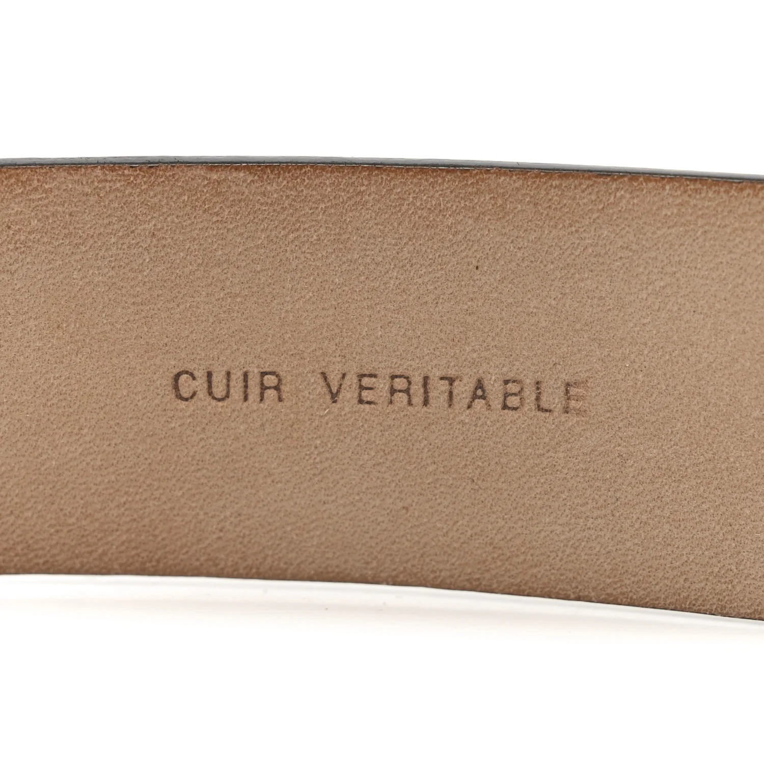 Calfskin Belt 95 38 Black - Image 7
