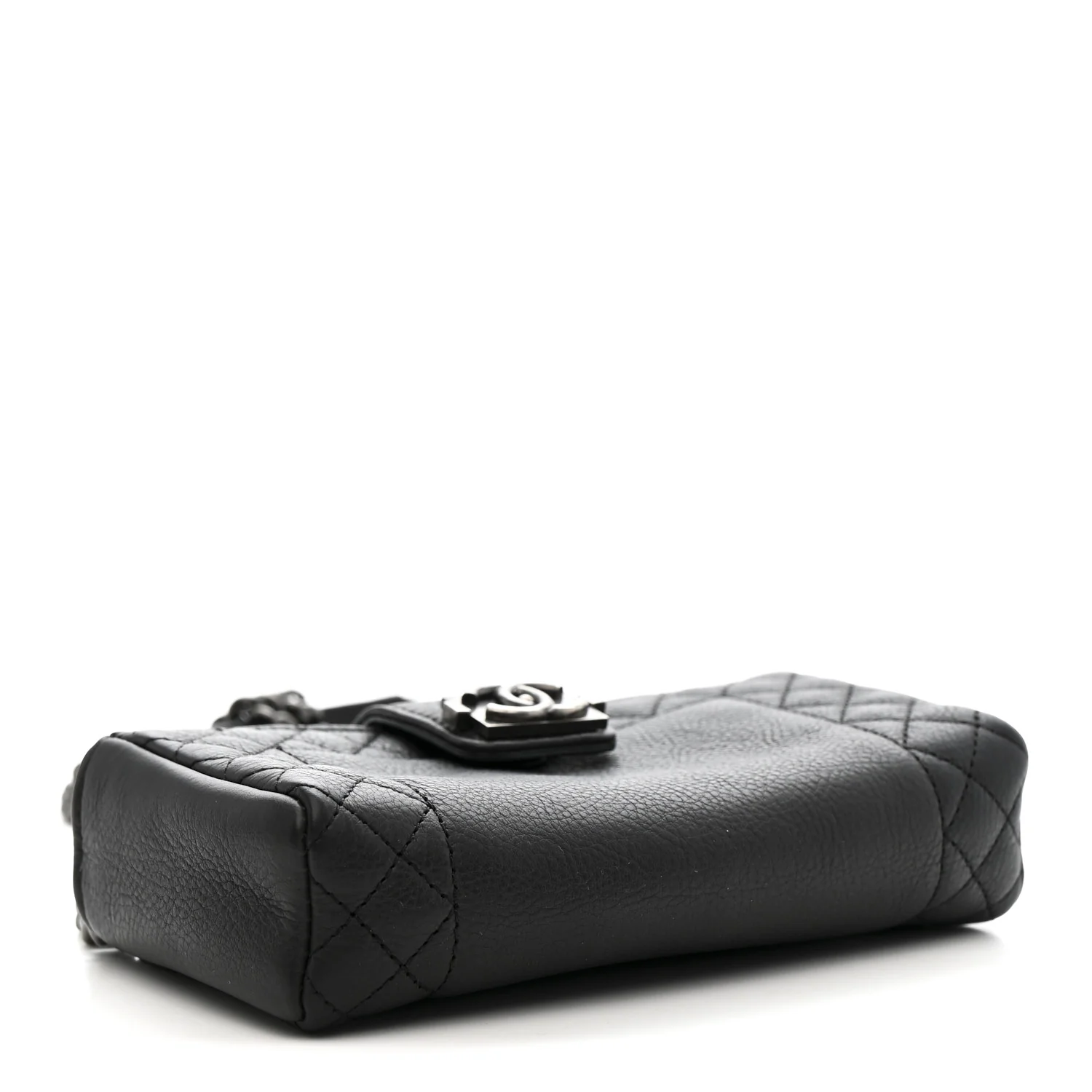 Calfskin Boy Reverso Mini Pochette Black - Image 4