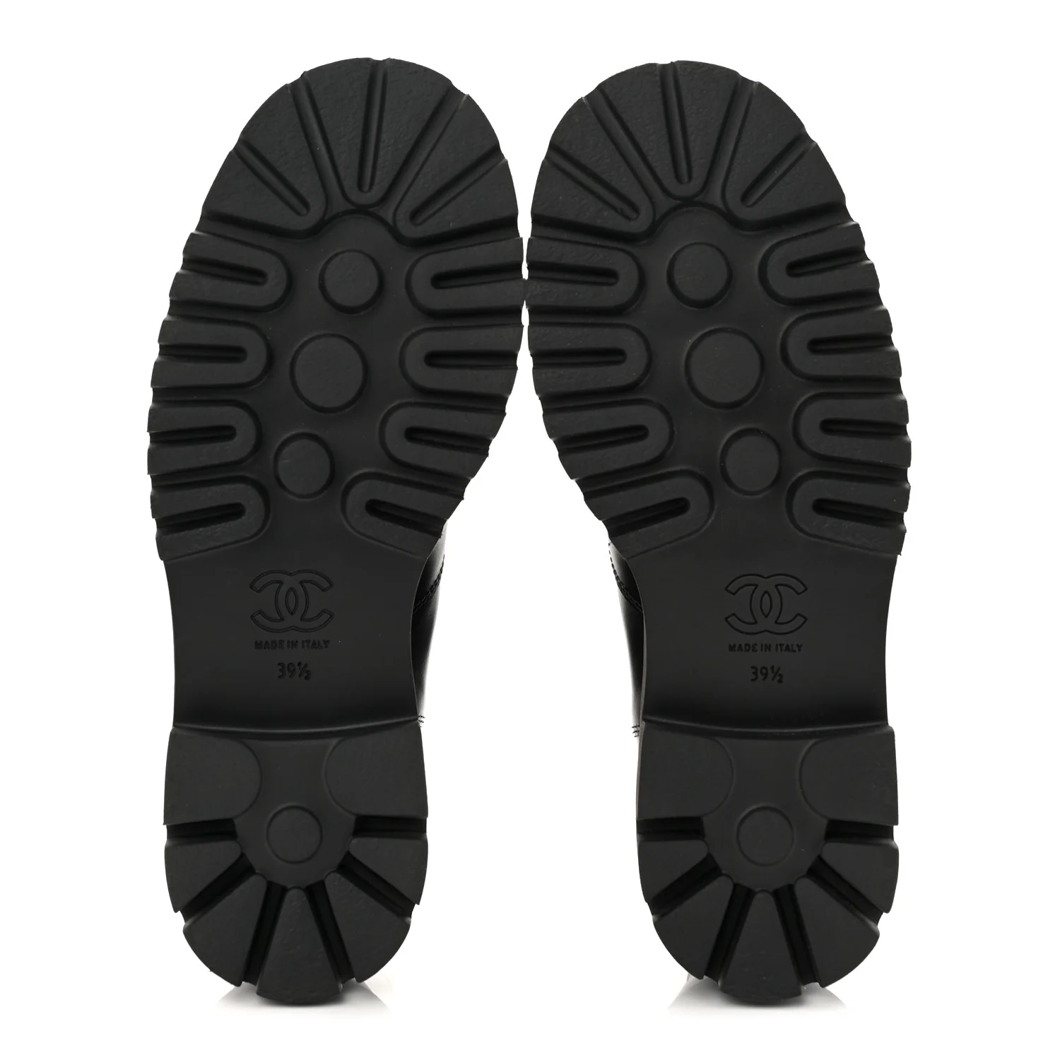 Calfskin Cap Toe CC Short Boots 39.5 Black - Image 6