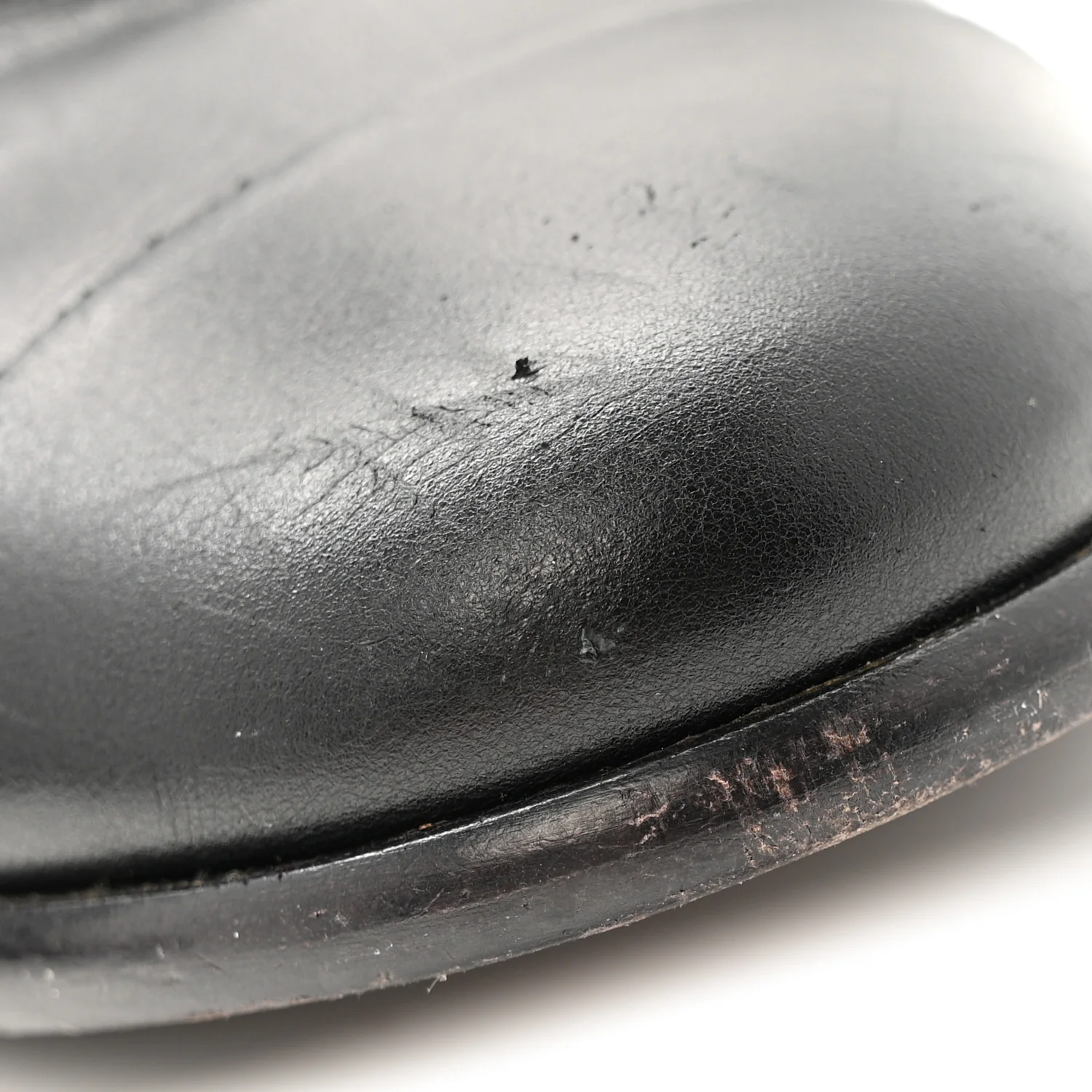 Calfskin CC Ankle Boots 38.5 Black - Image 22