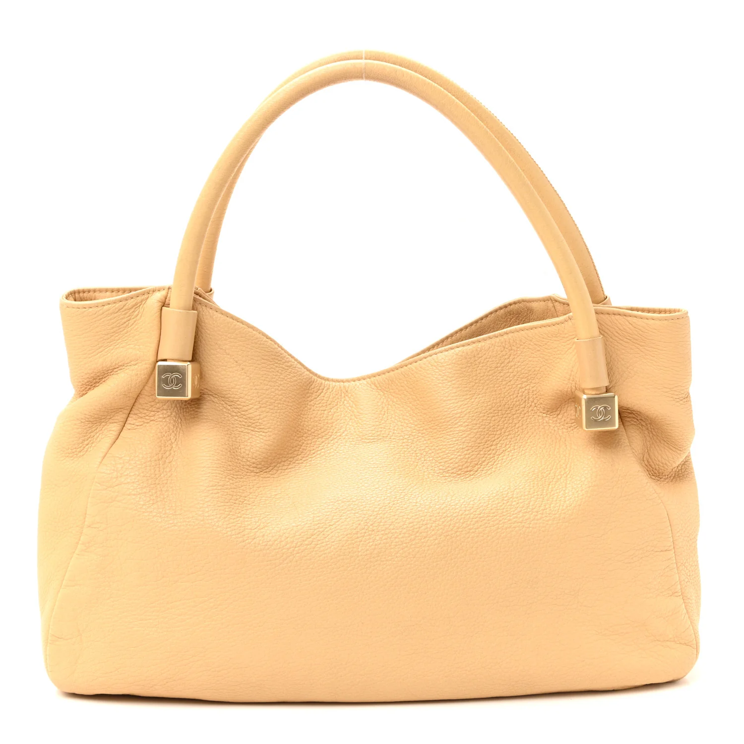 Calfskin CC Dice Tote Bag yellow - Image 2