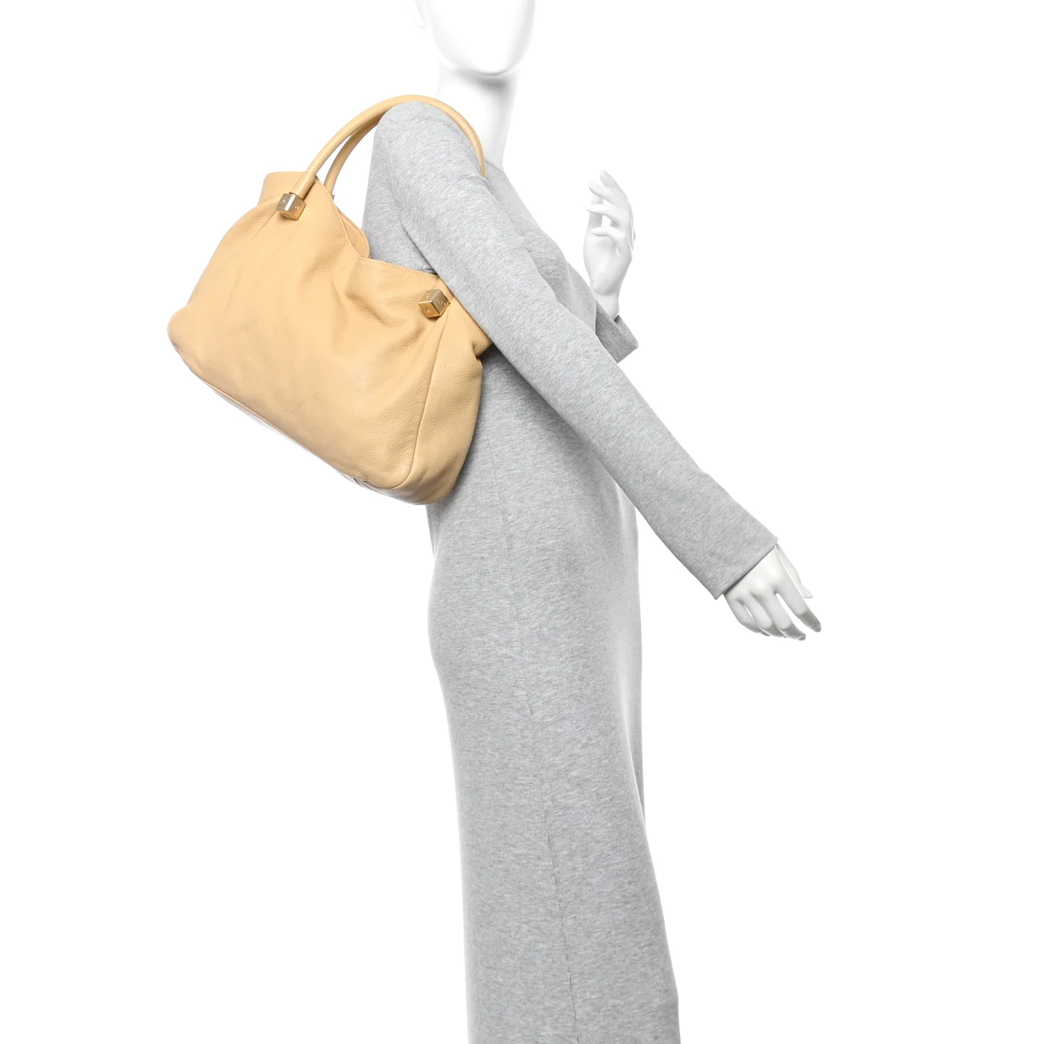 Calfskin CC Dice Tote Bag yellow - Image 3
