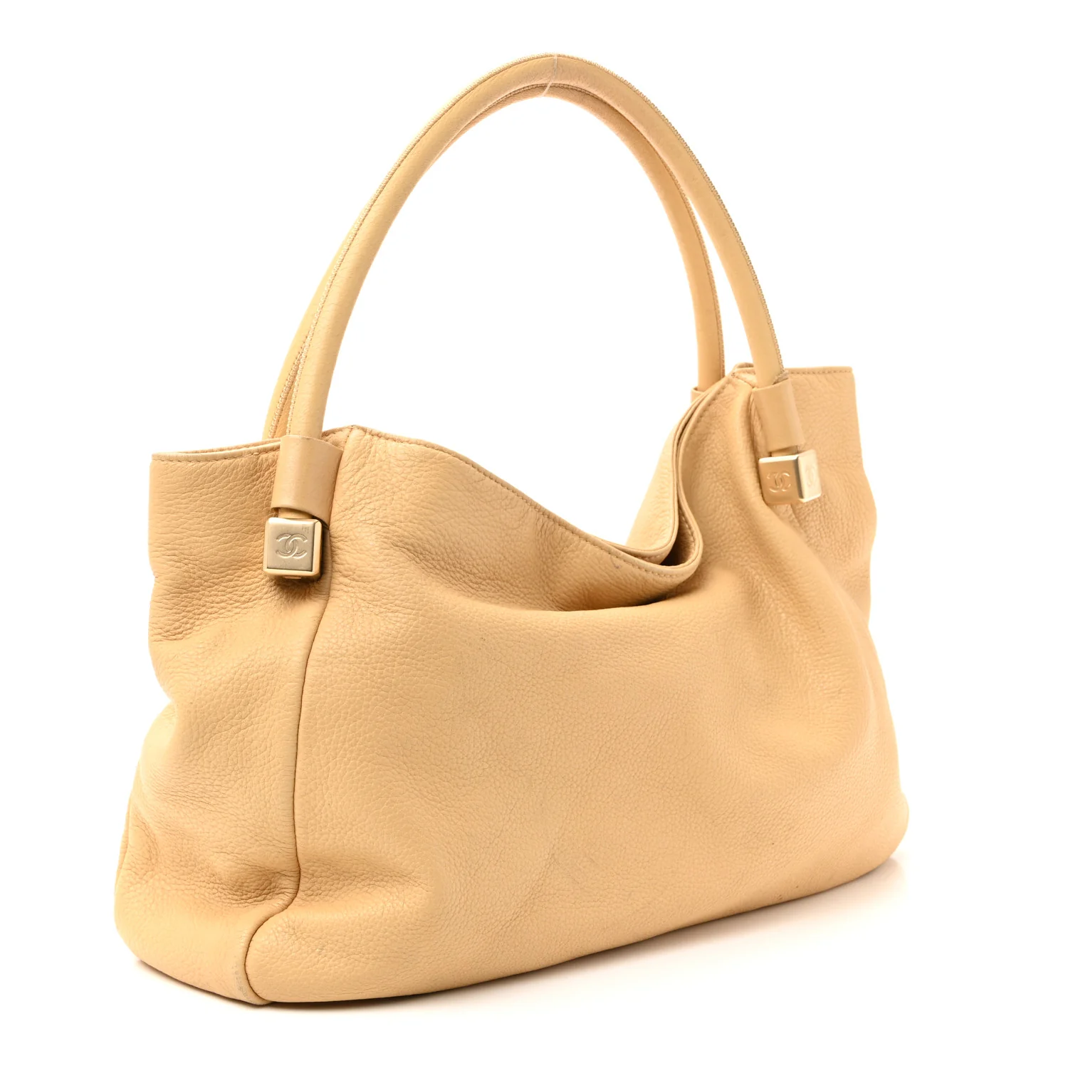 Calfskin CC Dice Tote Bag yellow - Image 5