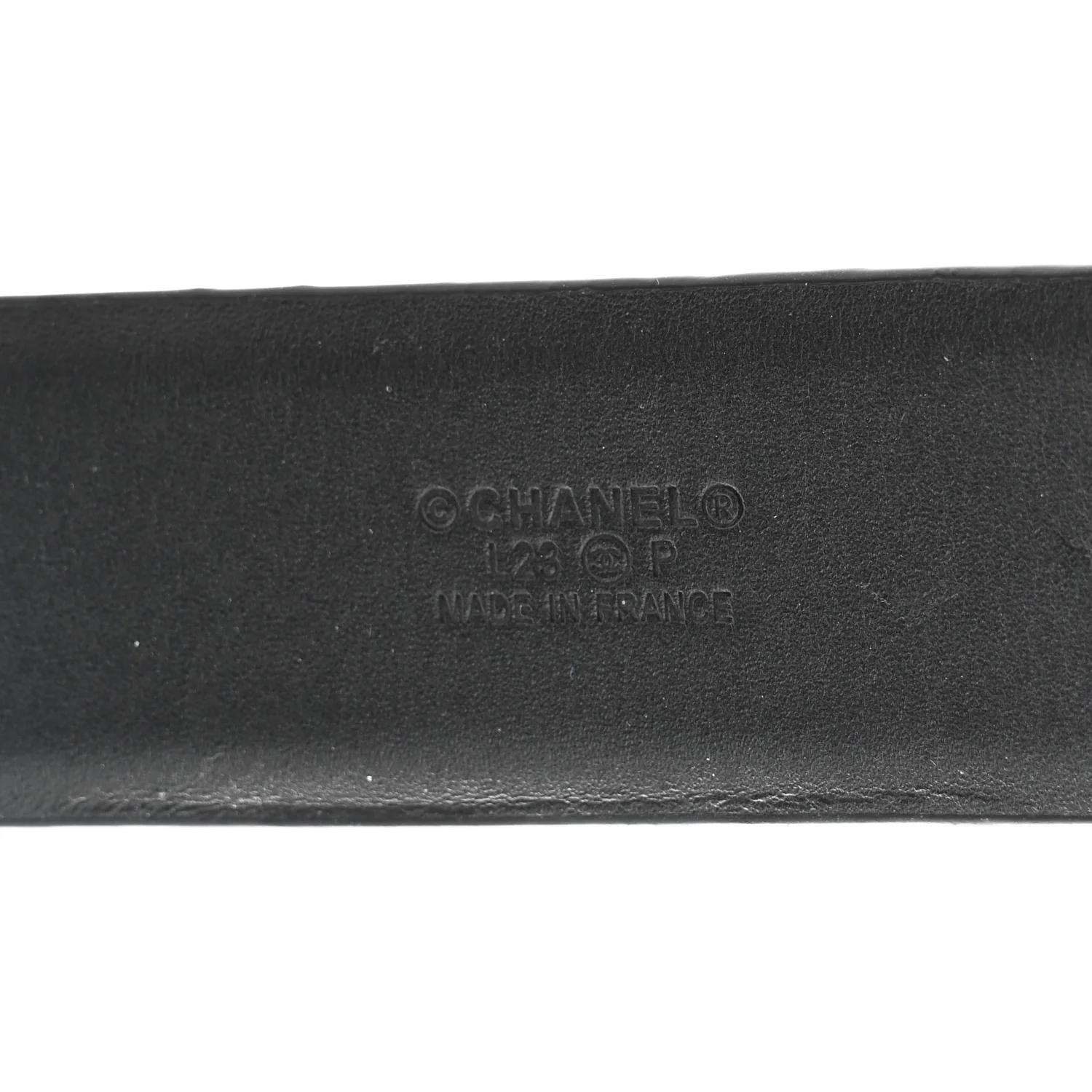 Calfskin CC Hearts Belt 90 36 Black - Image 3