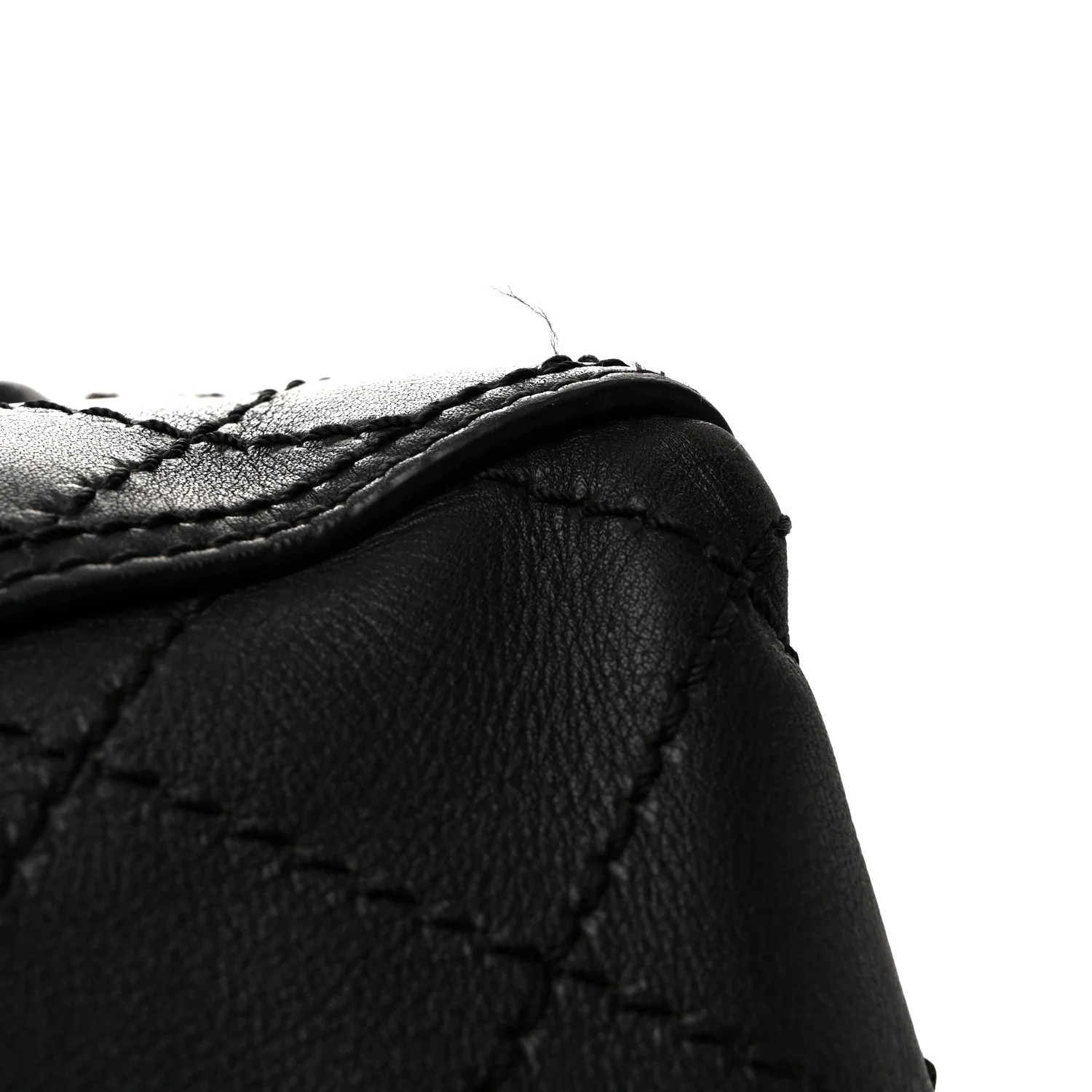 Calfskin CC Pocket Tote Black - Image 12