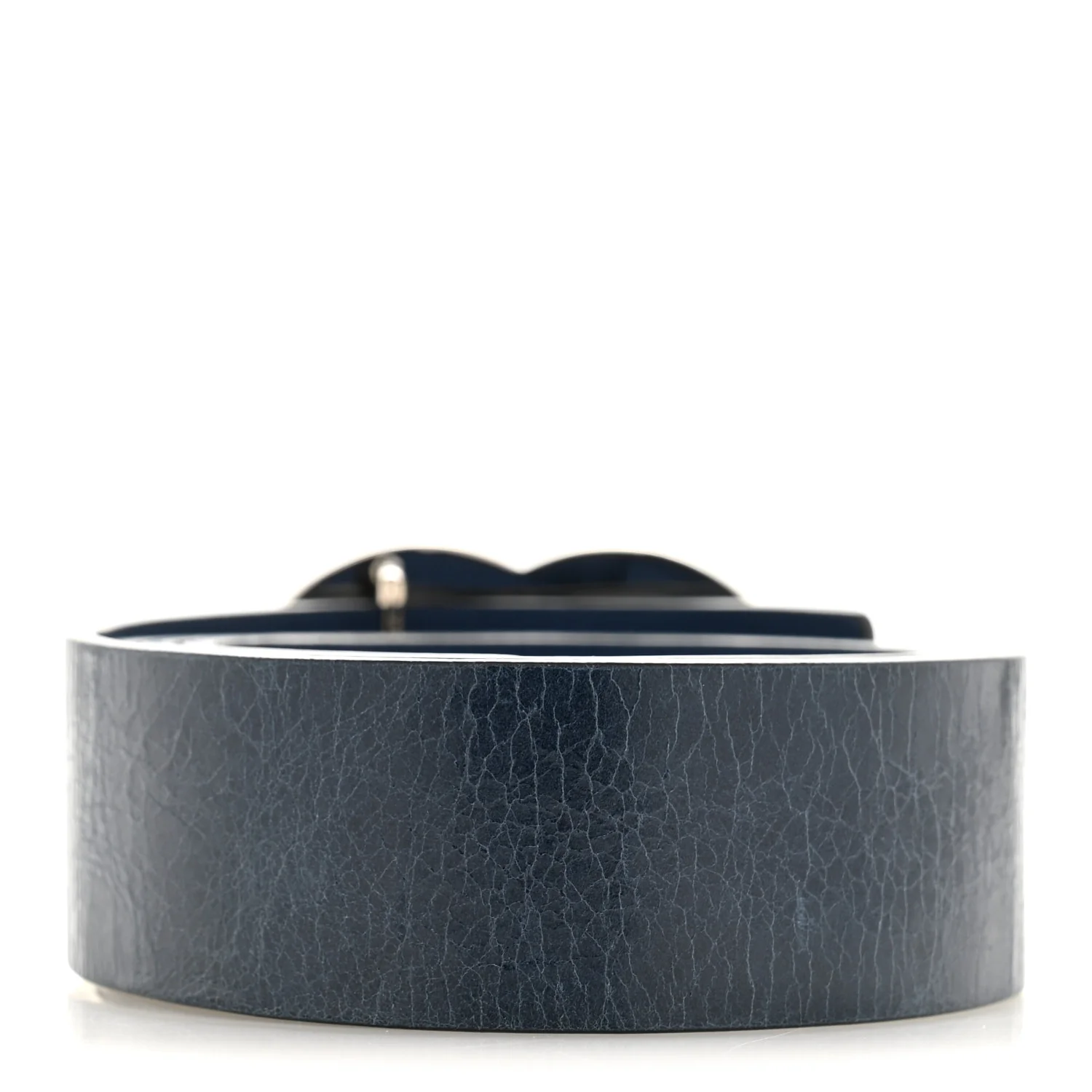Calfskin CC Reversible Belt 85 34 Navy - Image 2
