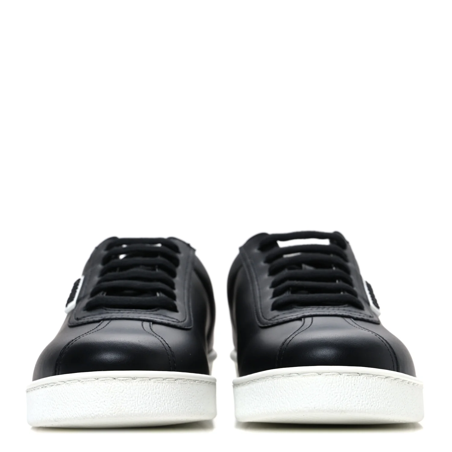 Calfskin CC Womens Sneakers 38 Black - Image 3