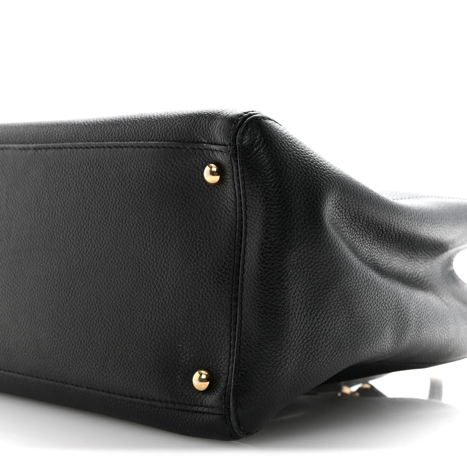 Calfskin Cerf Executive Shopper Tote Black - Image 11