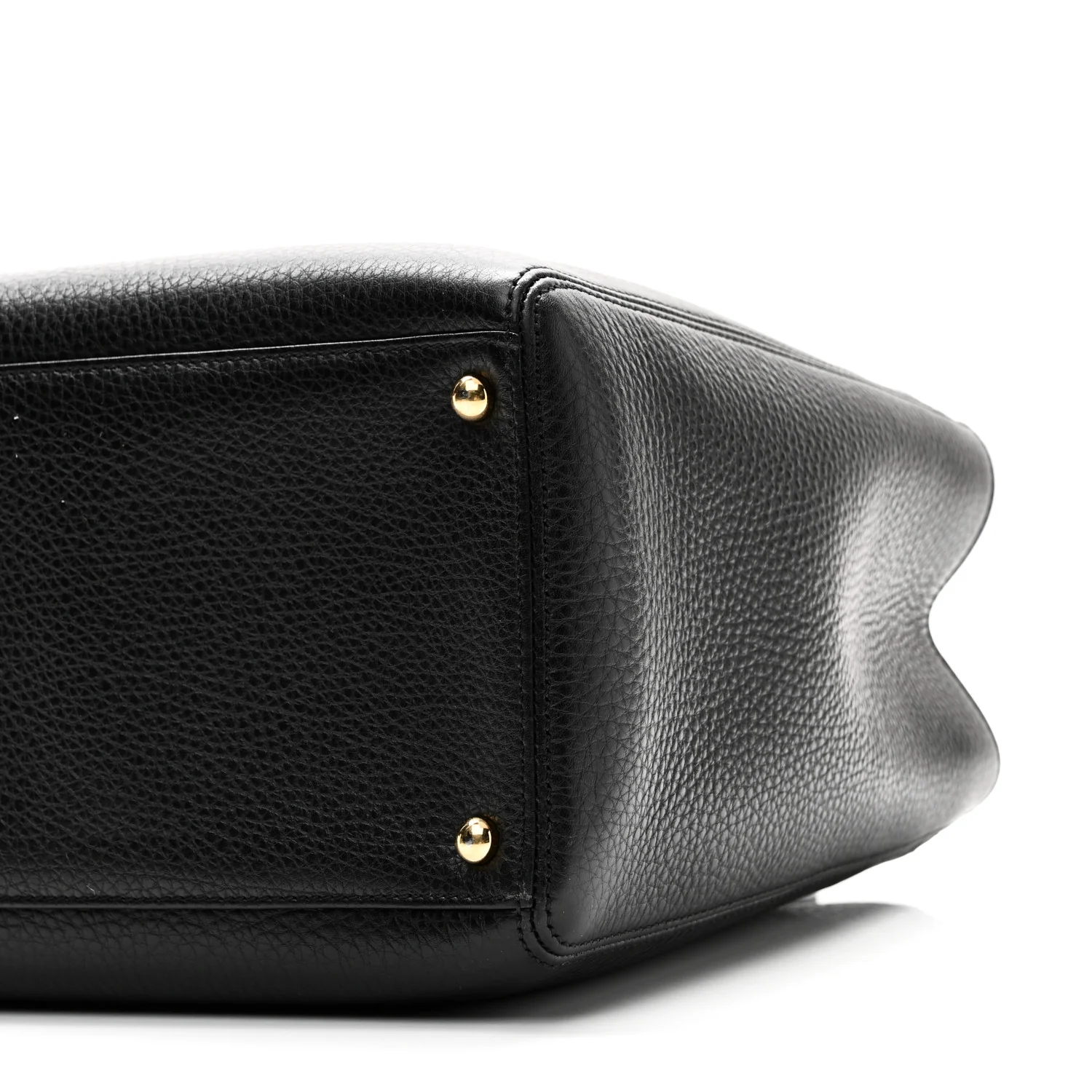 Calfskin Cerf Executive Shopper Tote Black - Image 10