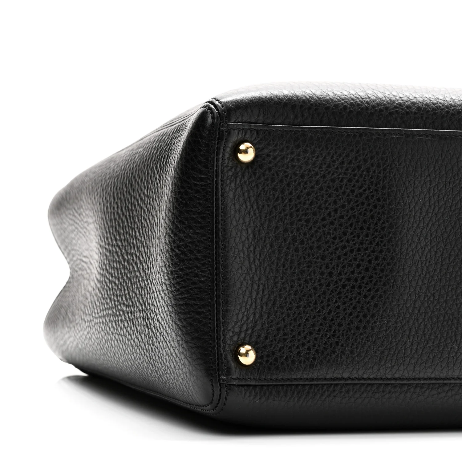 Calfskin Cerf Executive Shopper Tote Black - Image 9