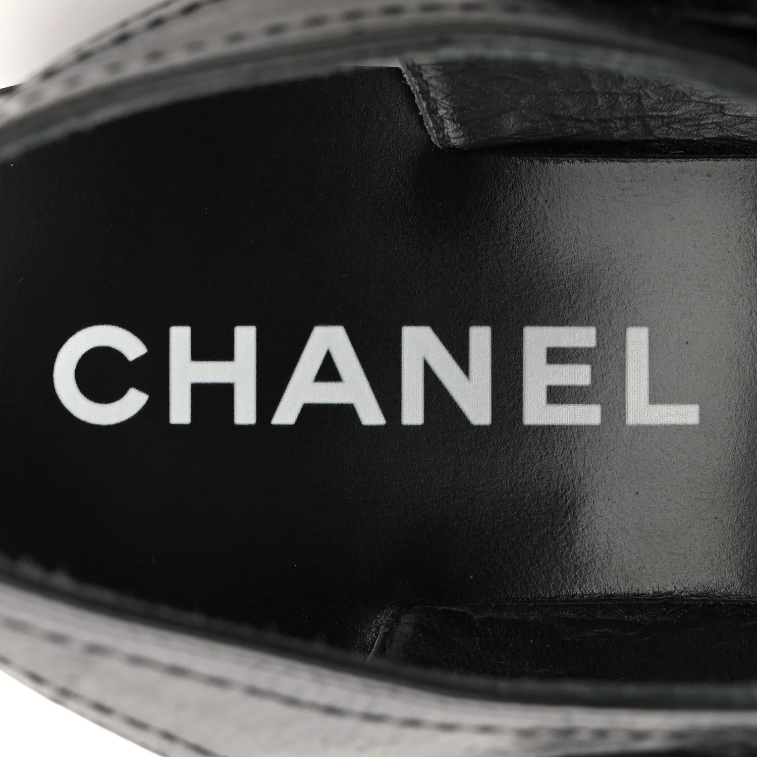 Calfskin Chain Sandals 37 Black - Image 8