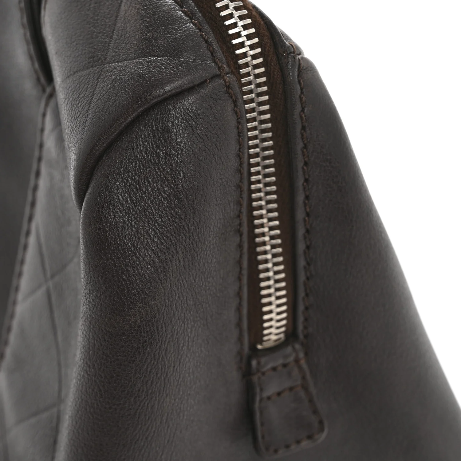 Calfskin Chevron CC All Day Long Boston Brown - Image 13