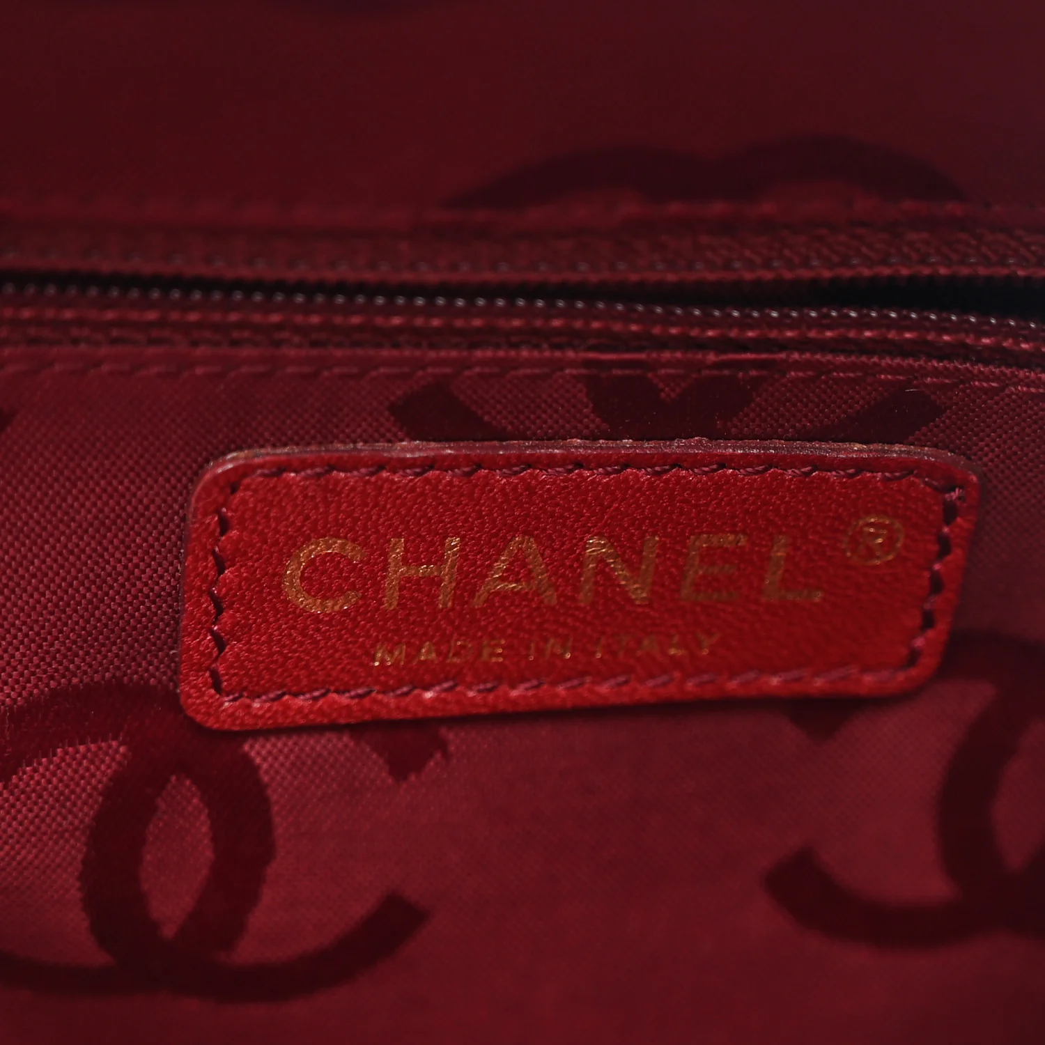 Calfskin Contrast Stitch Small Surpique Bowler Red - Image 8