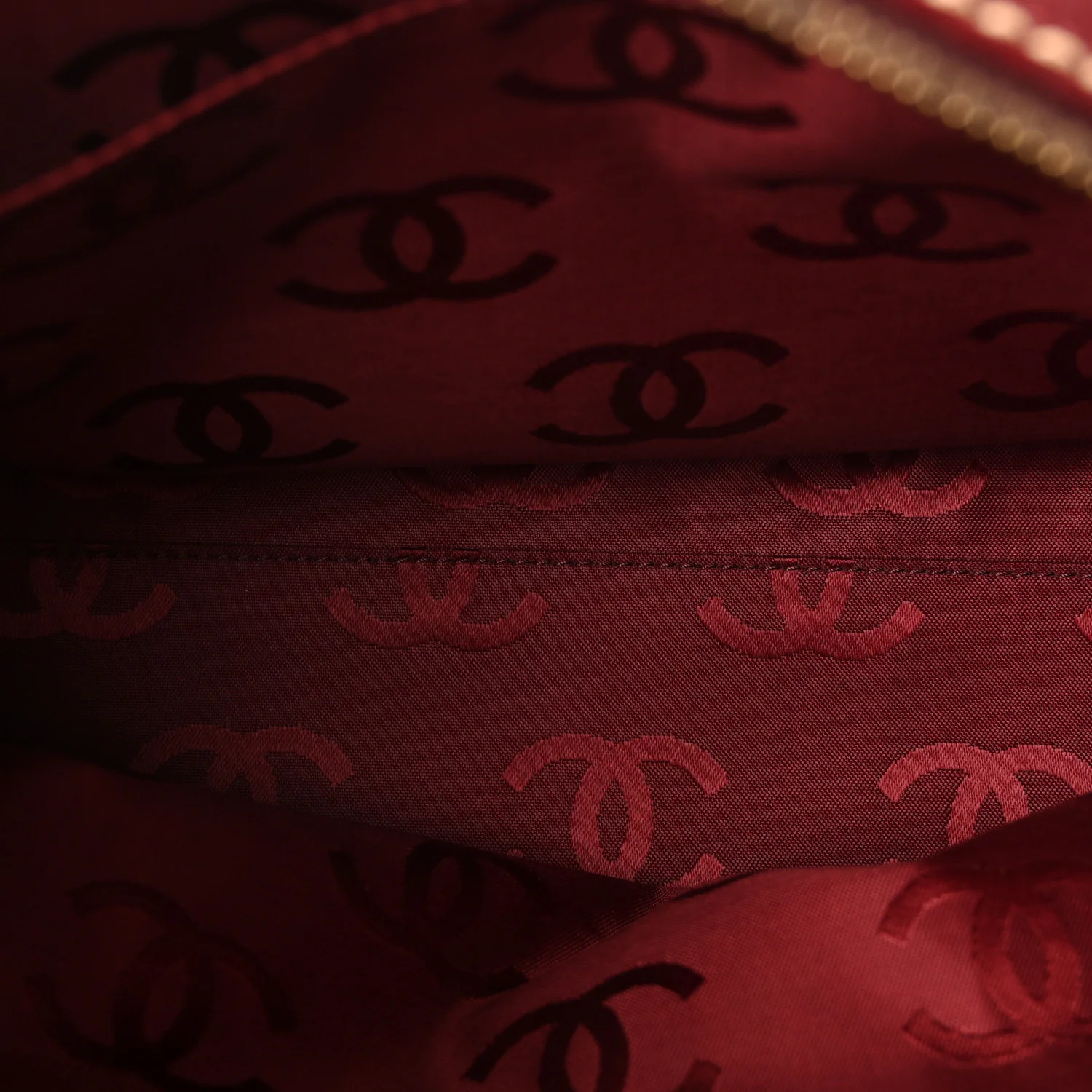 Calfskin Contrast Stitch Surpique Bowler Red - Image 6