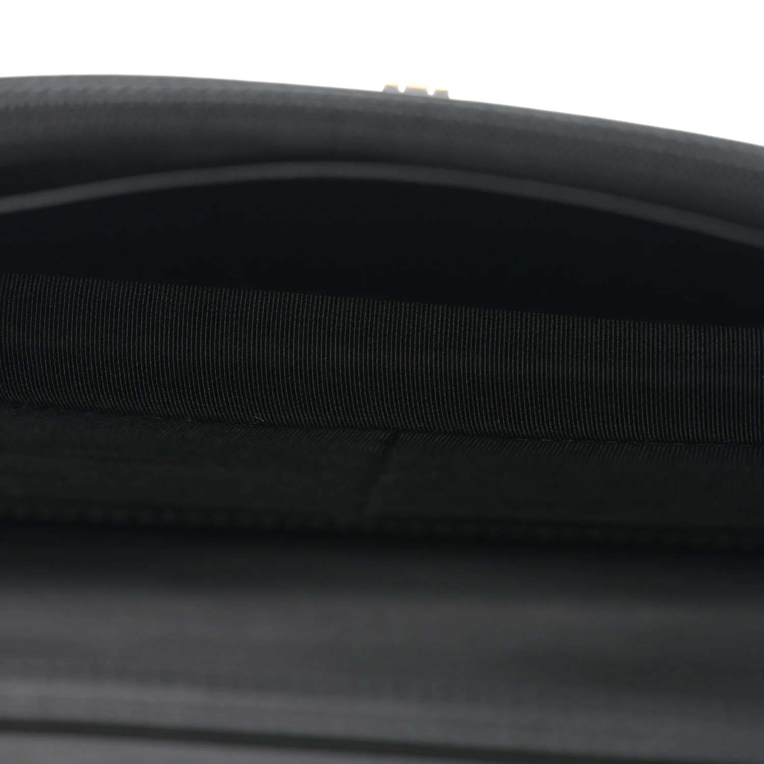 Calfskin Crocodile Embossed Graffiti 2.55 Cocodile Reissue Wallet On Chain WOC Black Gold - Image 13