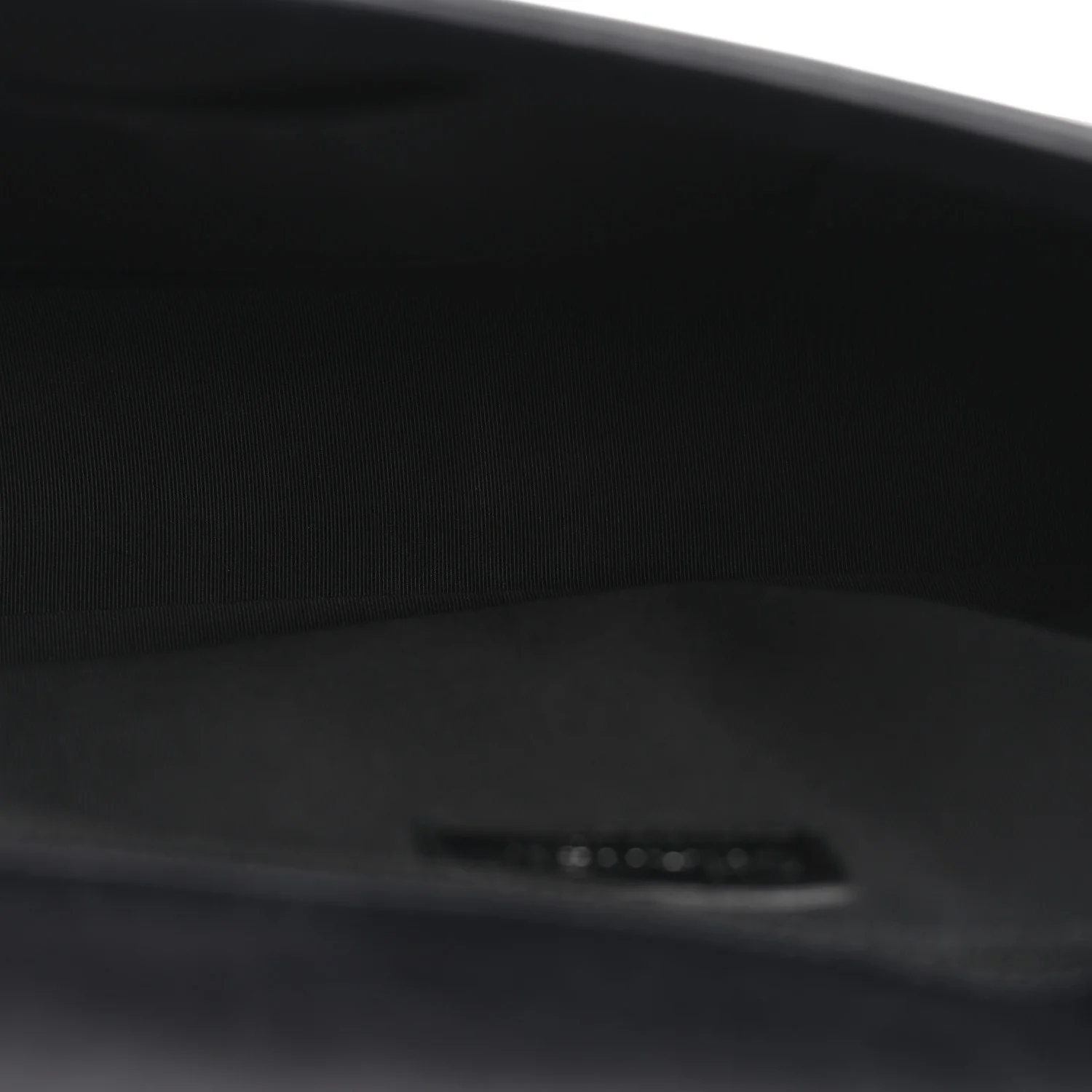 Calfskin Embossed Stitch Large Boy Flap Black - Image 5
