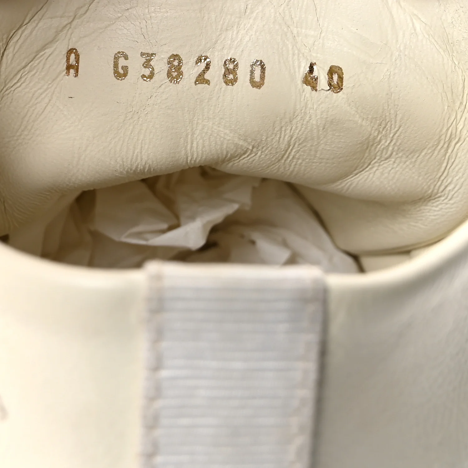 Calfskin High Top CC Sneakers 40 Ivory Black - Image 9