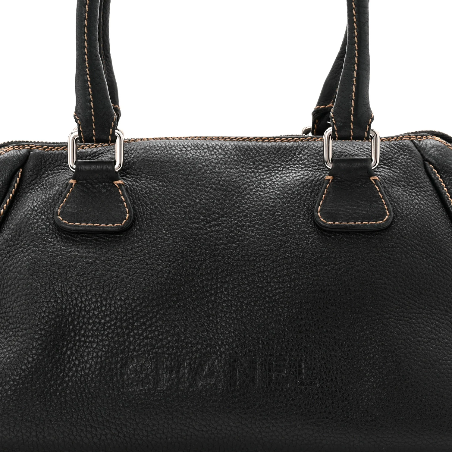 Calfskin Large Tassel Bowler Black - Image 8