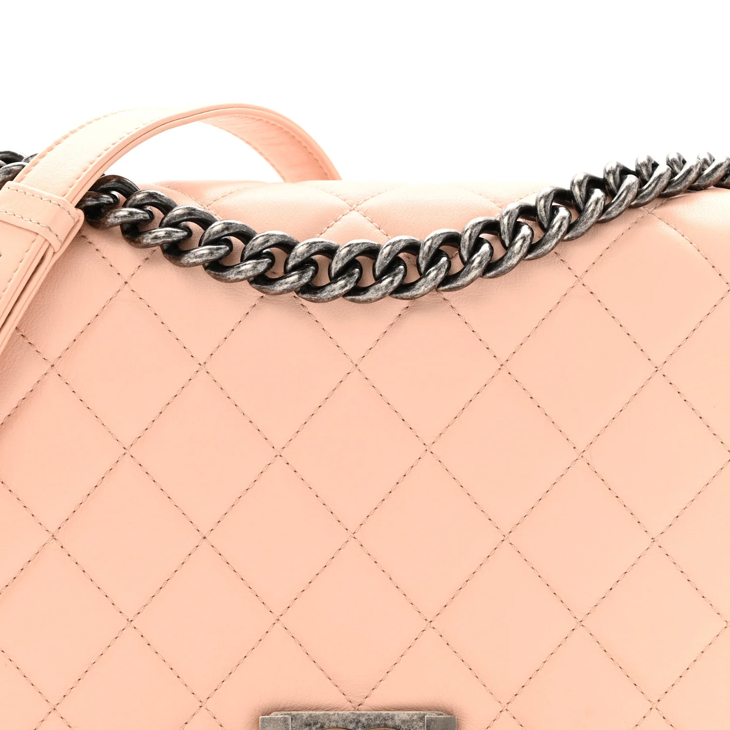 Calfskin New Medium Boy Flap Pink - Image 8