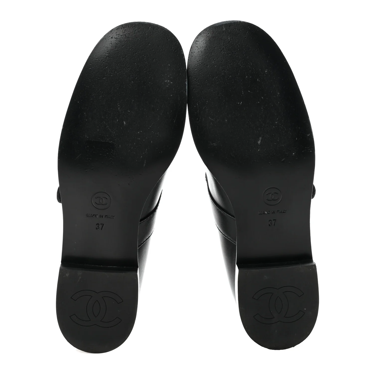 Calfskin Patent Mary Janes Flats 37 Black - Image 12