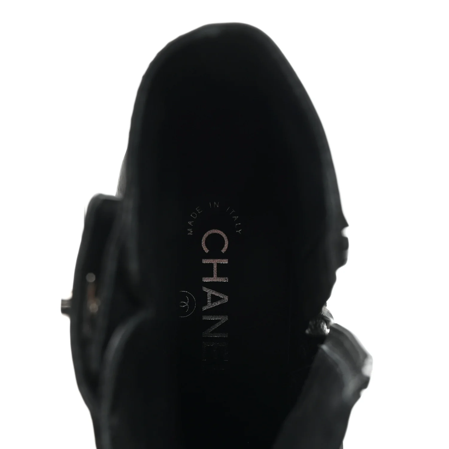 Calfskin Patent Quilted Cap Toe Short Boots 37.5 Black - Image 16