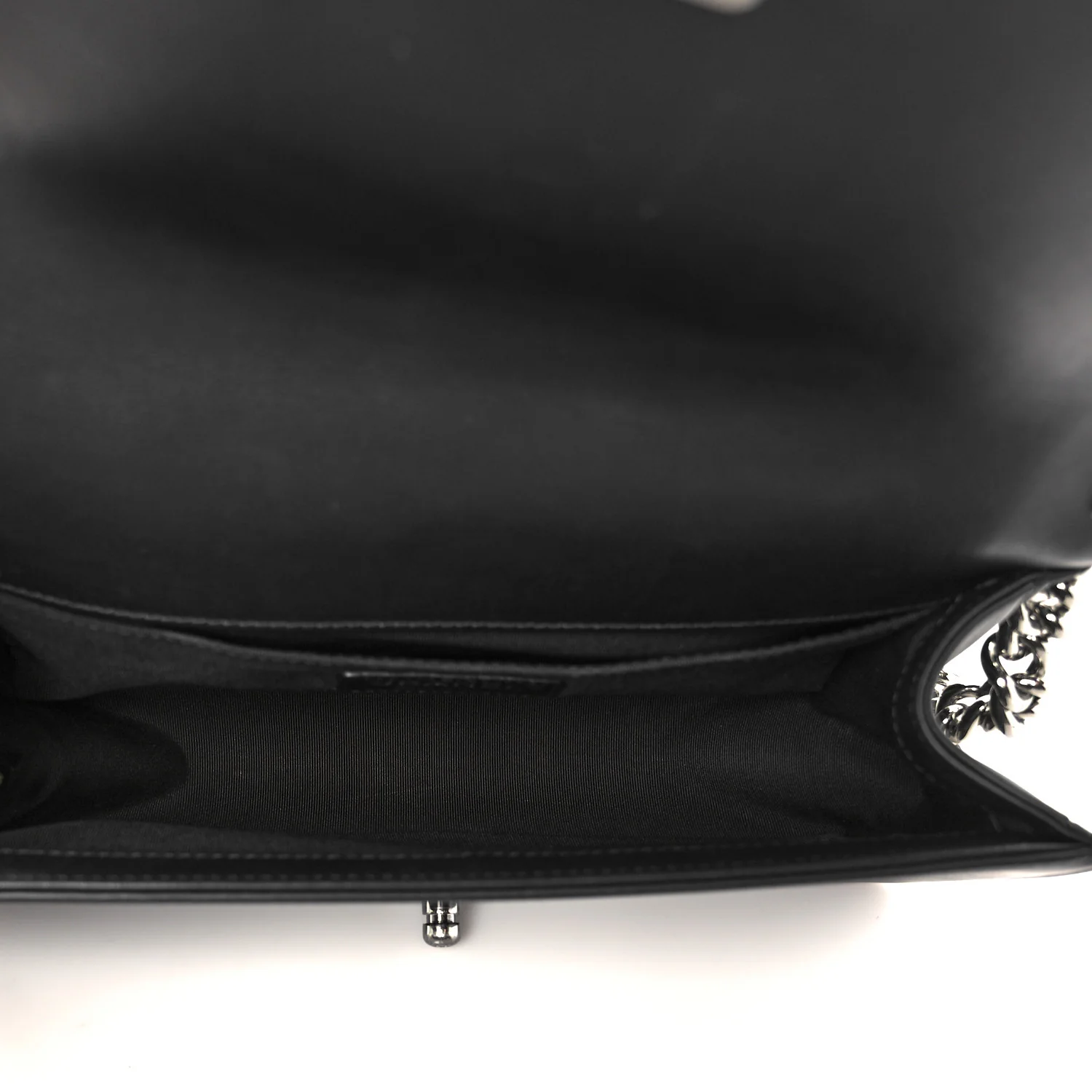 Calfskin Pearl Tweed Medium Boy Flap Black - Image 5