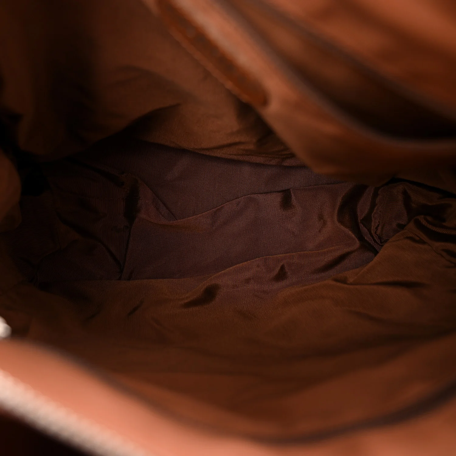 Calfskin Quilted CC Shopping Tote Brown - Image 5