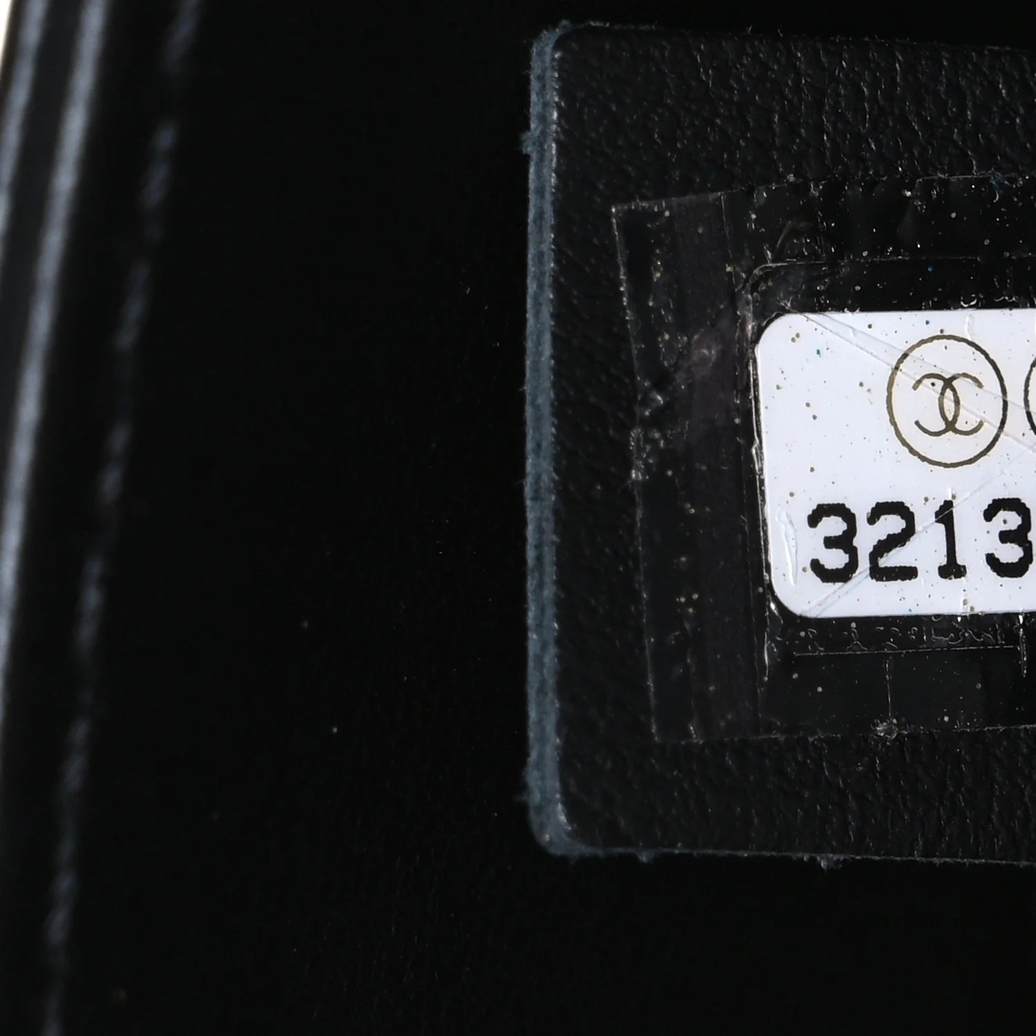 Calfskin Quilted CC Uniform Flap Belt Bag Black - Image 7