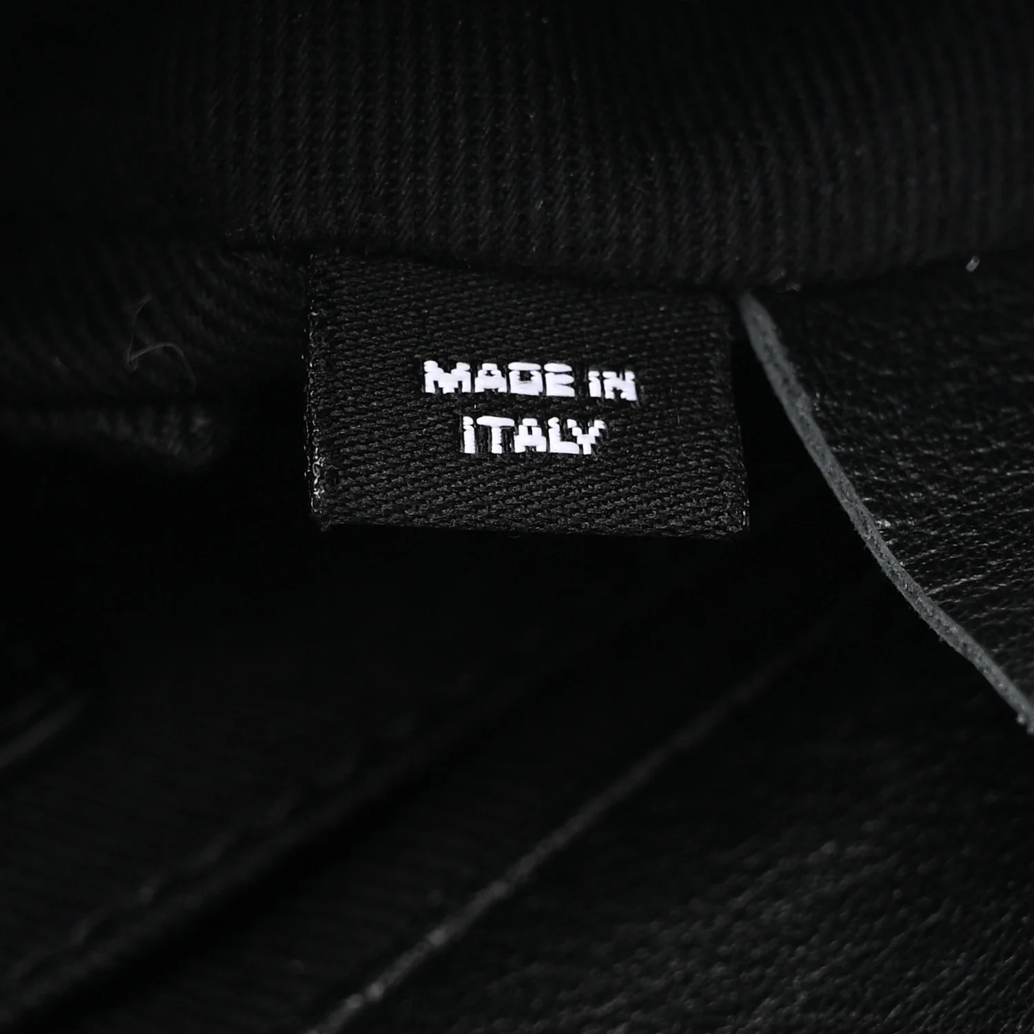 Calfskin Quilted CC Uniform Flap Belt Bag Black - Image 7