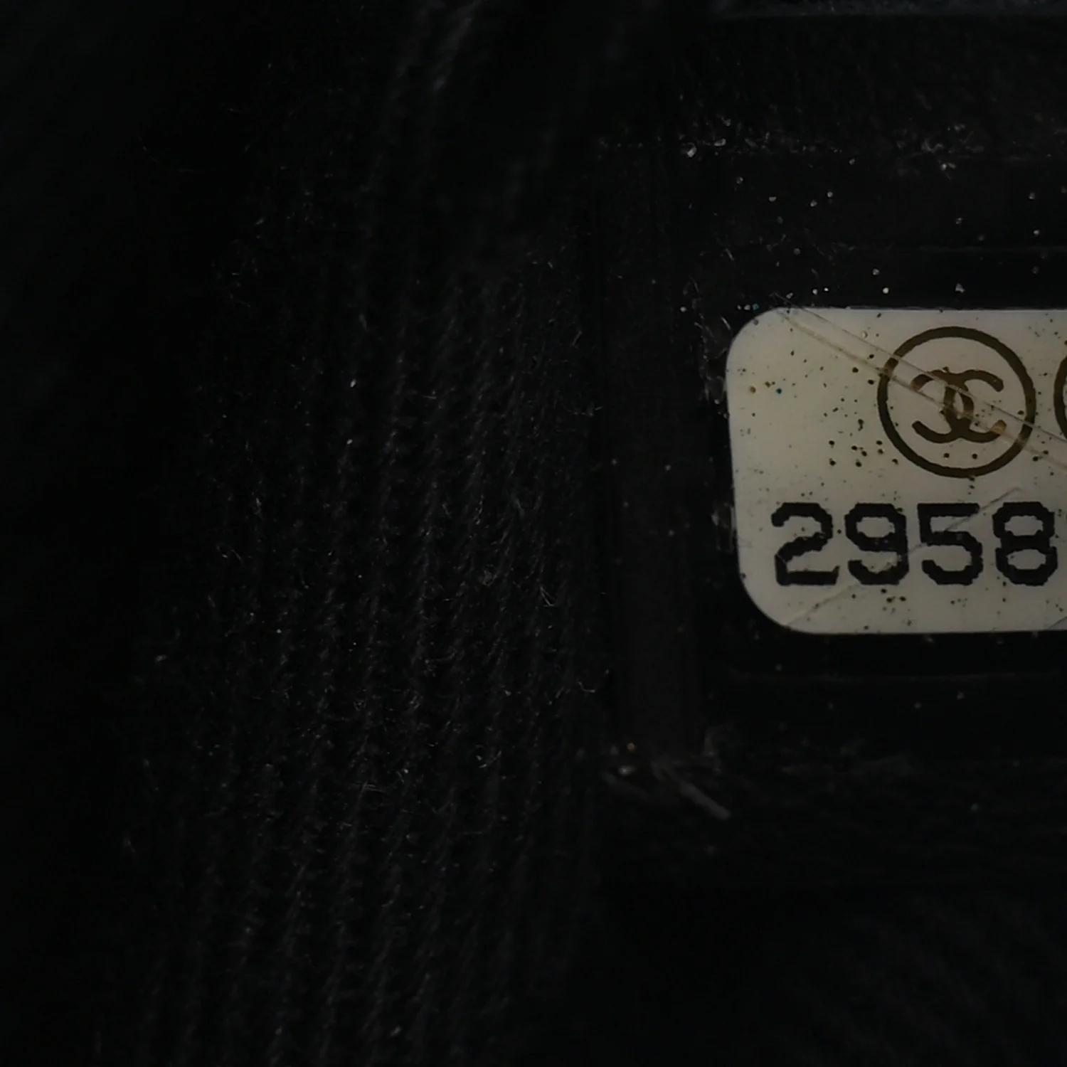 Calfskin Quilted CC Uniform Flap Belt Bag Black - Image 8