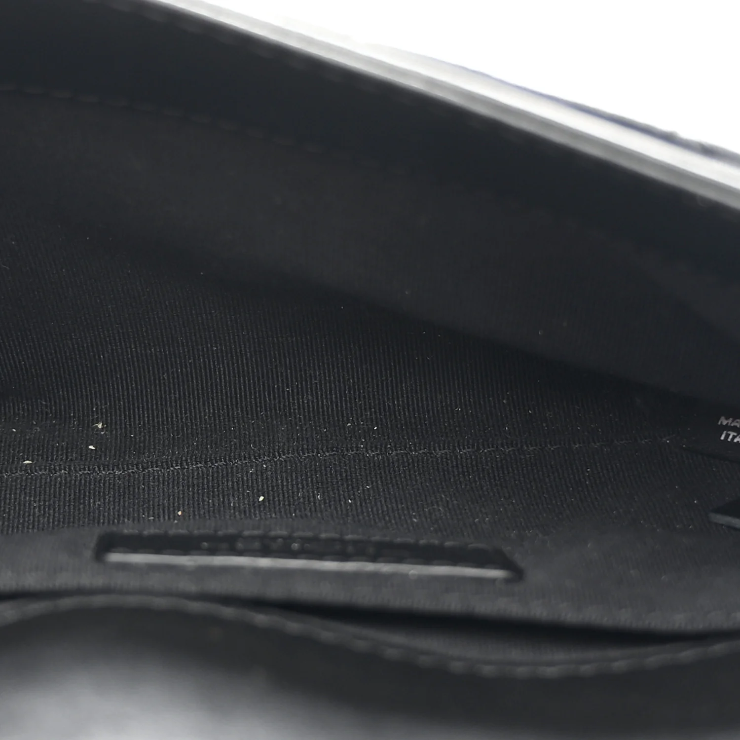 Calfskin Quilted CC Uniform Flap Belt Bag Black - Image 5