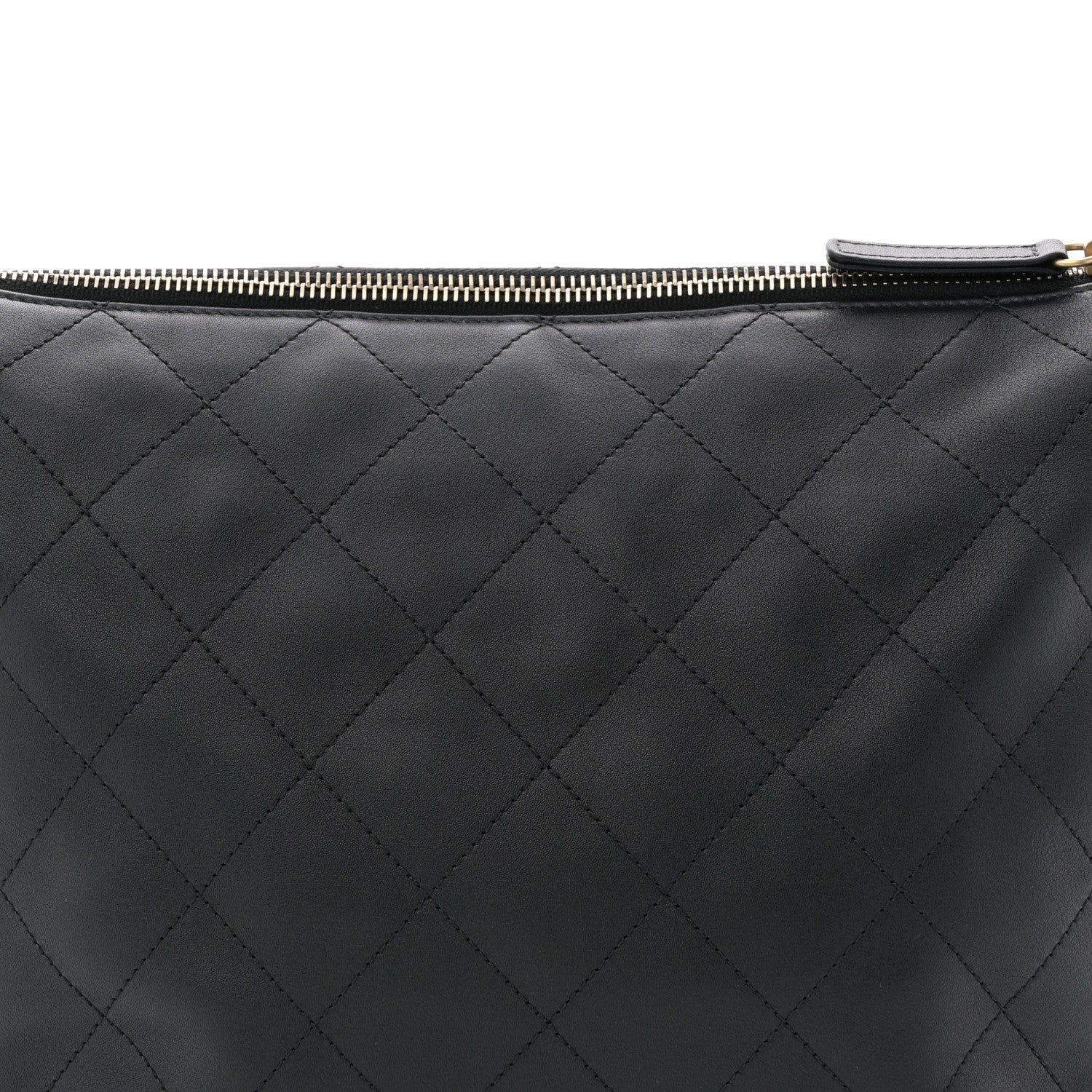 Calfskin Quilted Convertible CC Chain Hobo Black - Image 14