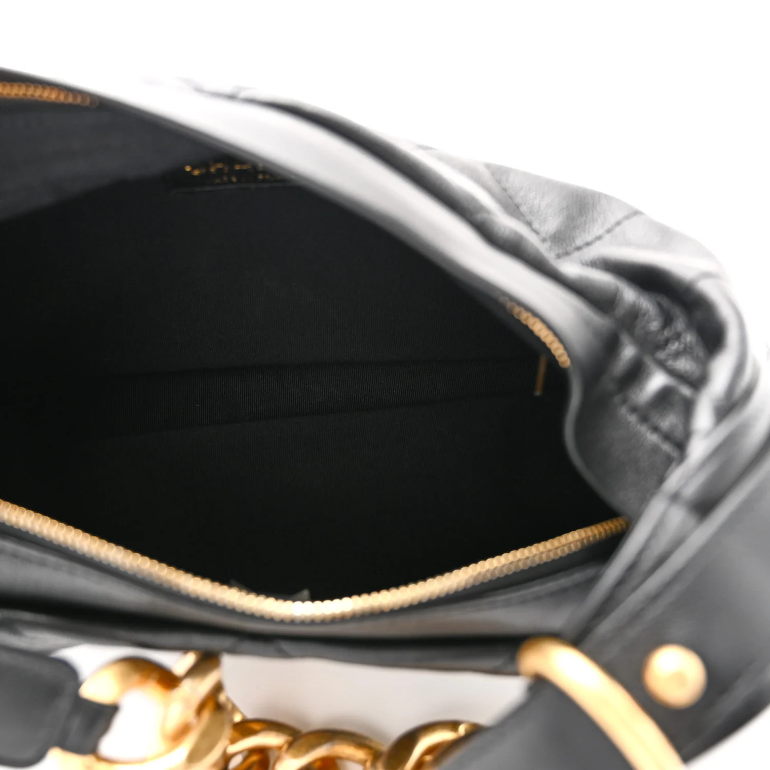 Calfskin Quilted Daily Hobo Black - Image 5