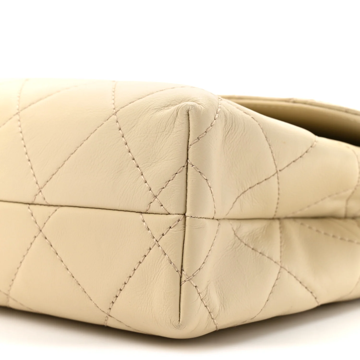 Calfskin Quilted In the Business Flap Bag Light Beige - Image 9