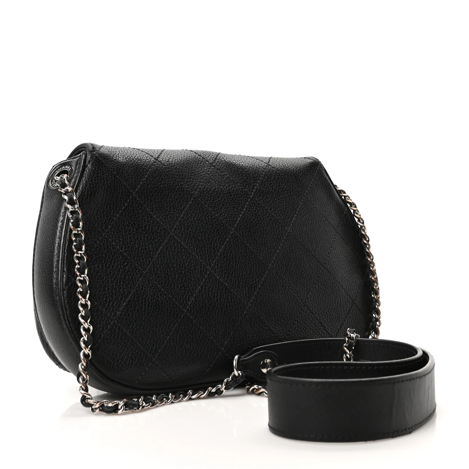Calfskin Quilted Jungle Stroll Shoulder Bag Black - Image 3