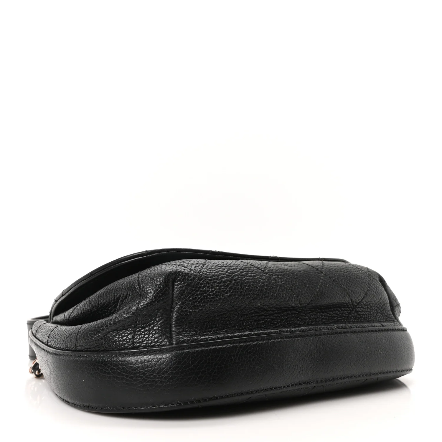 Calfskin Quilted Jungle Stroll Shoulder Bag Black - Image 4