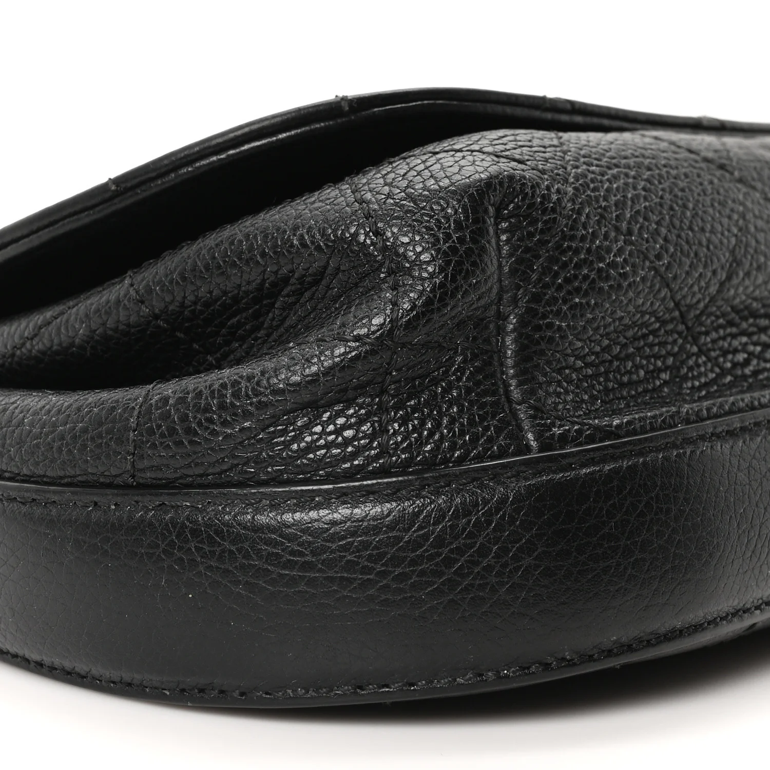 Calfskin Quilted Jungle Stroll Shoulder Bag Black - Image 9