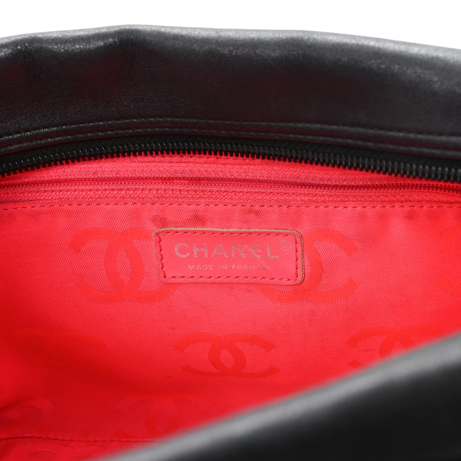 Calfskin Quilted Large Cambon Bowler Black - Image 6